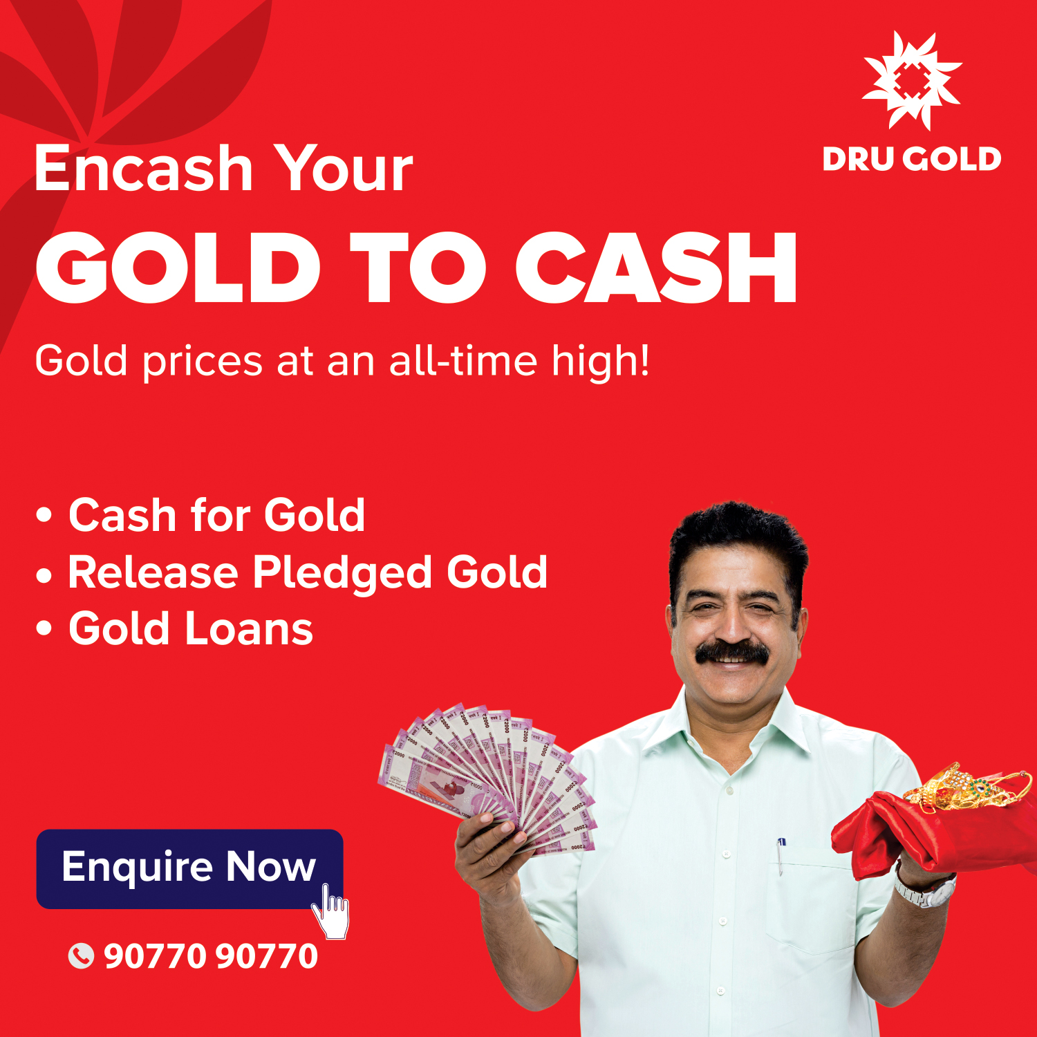 Dru Gold Pvt Ltd Facebook ad: Enquire Now
