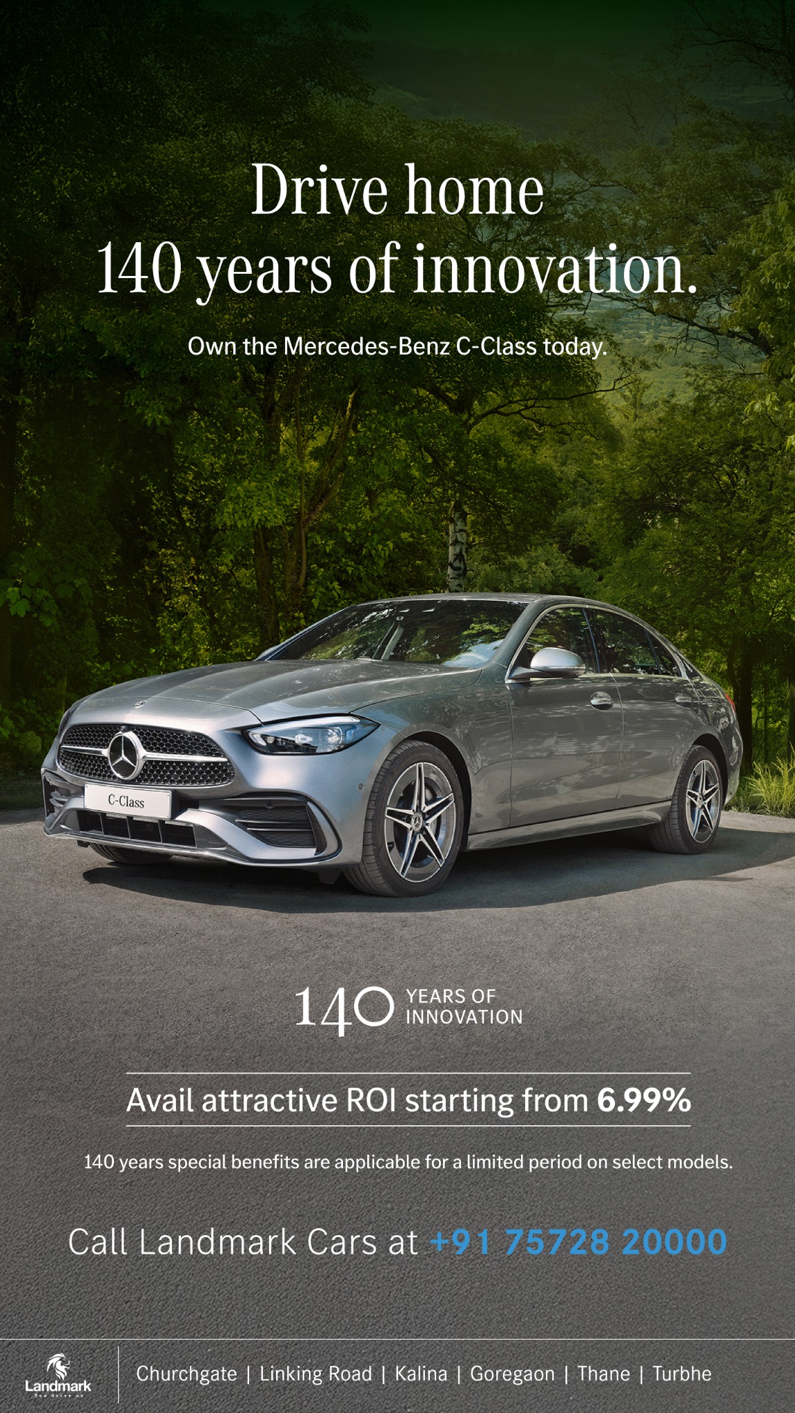 Mercedes-Benz Landmark Cars Mumbai Facebook ad