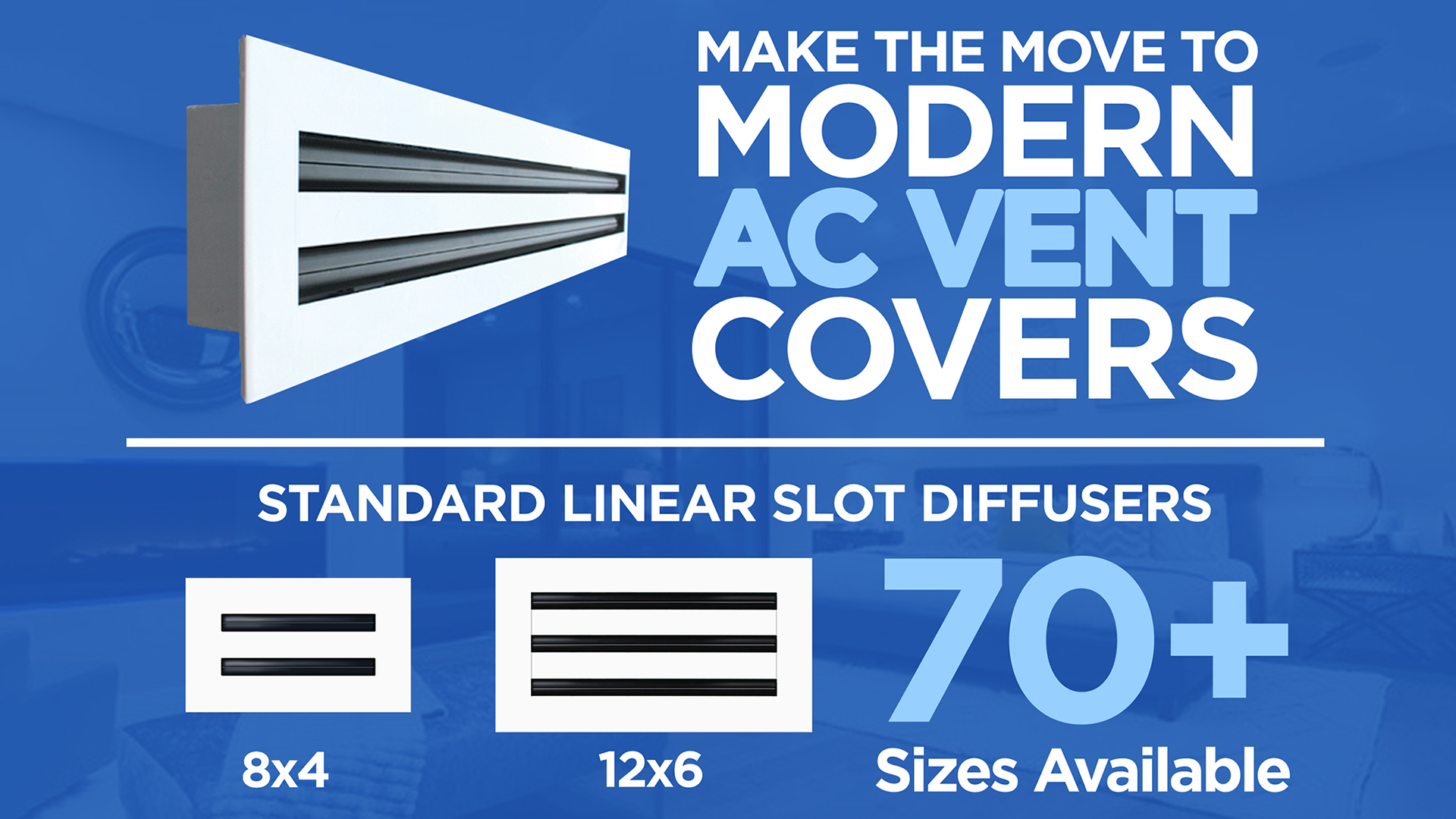 Vent Cover Facebook ad: Vent Cover provides High Quality Modern AC Vent Covers…