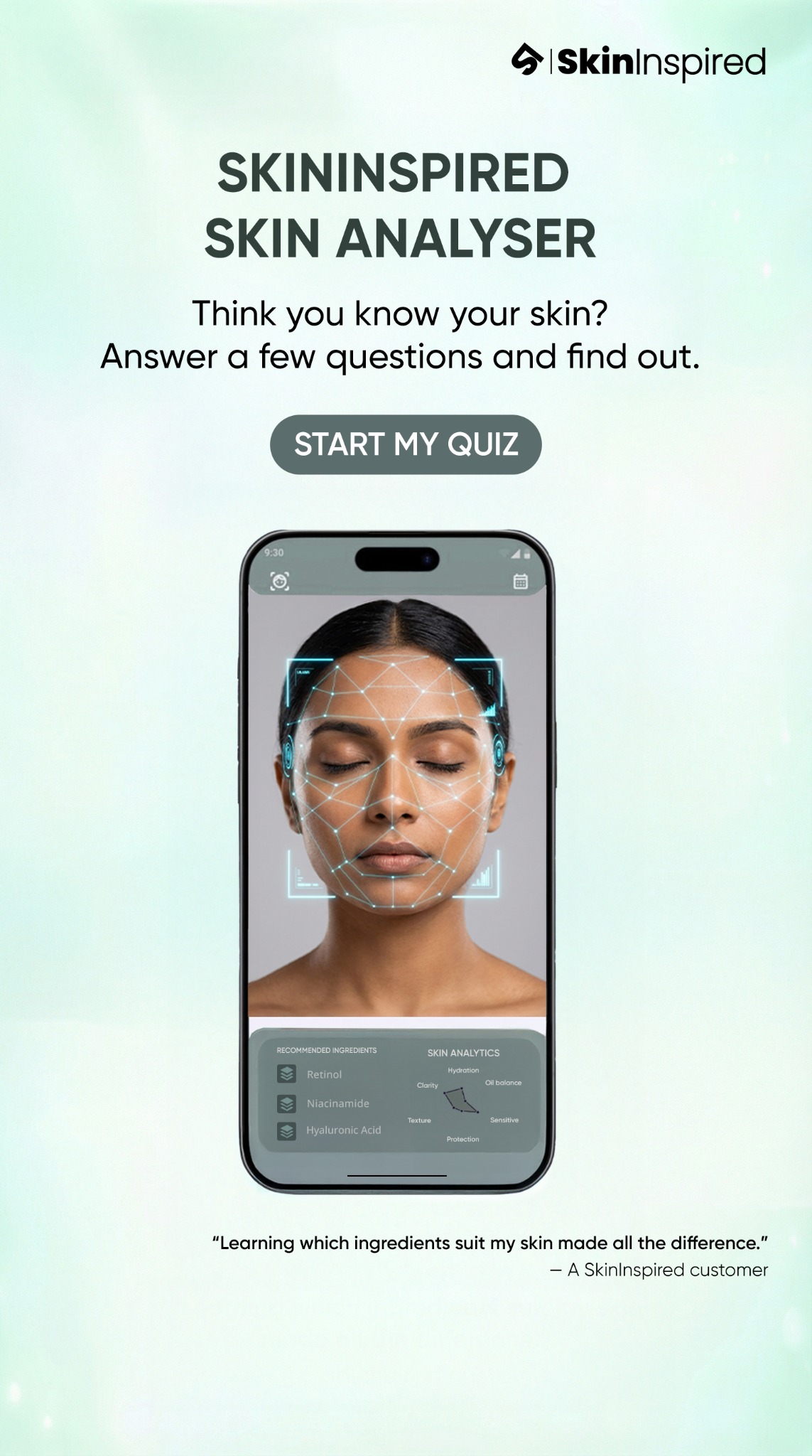 SkinInspired Facebook ad