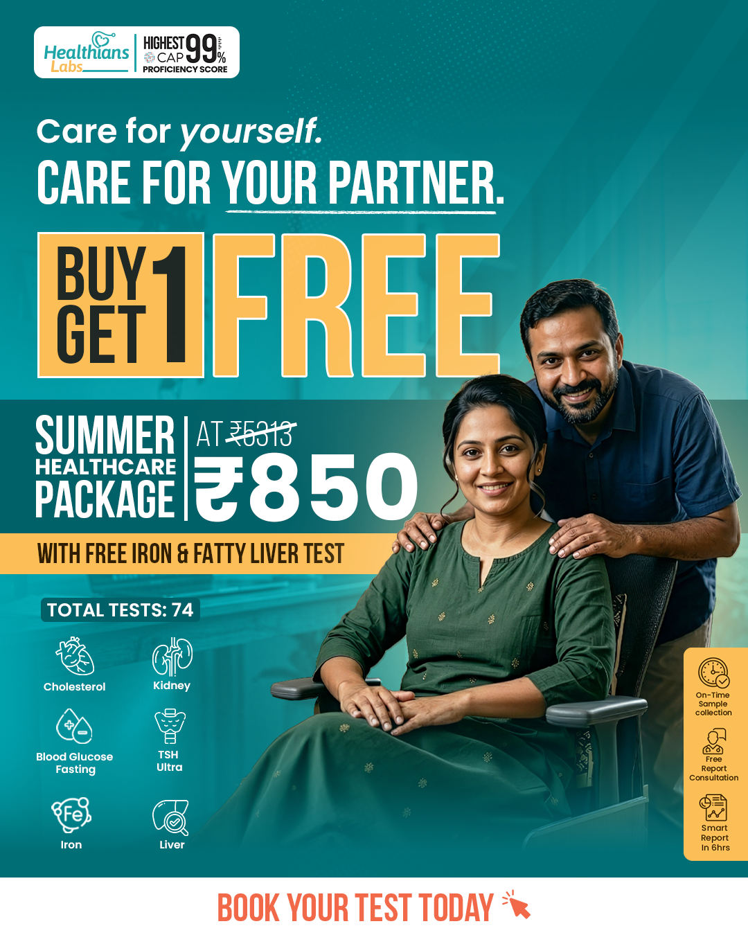 Healthians Facebook ad