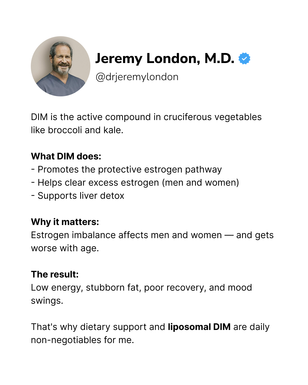 Dr. Jeremy London, MD Facebook ad