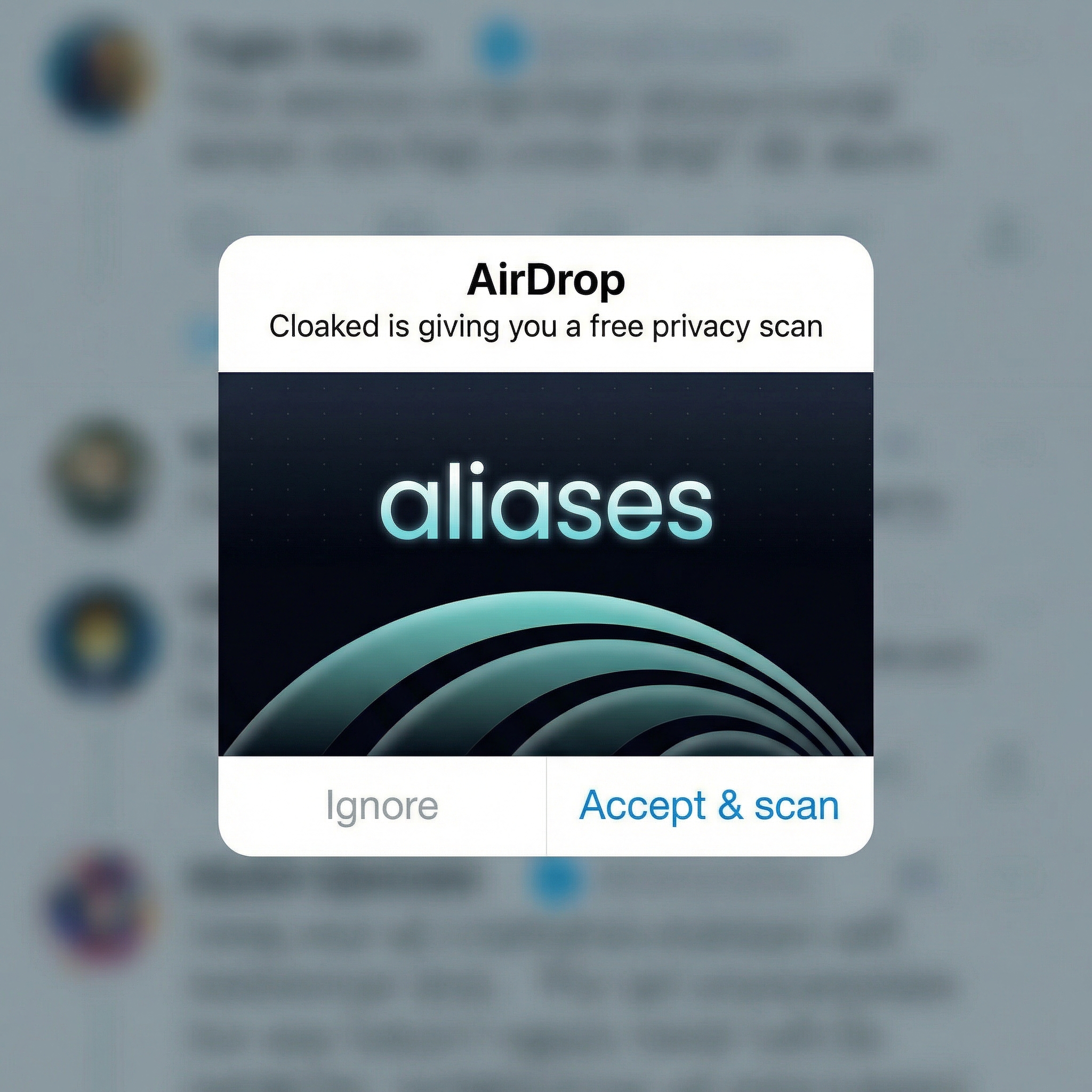 Cloaked Inc. Facebook ad