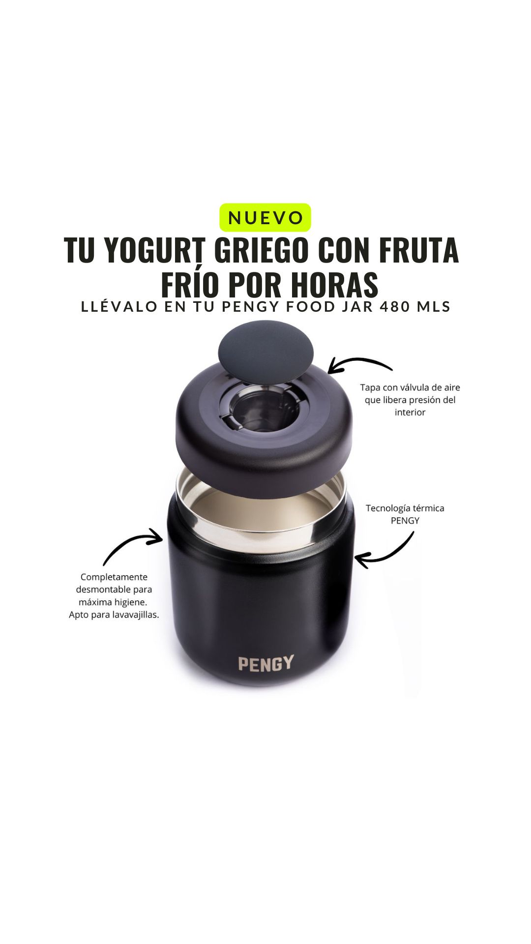 Pengy Facebook ad: Asegúrate de lo que estás comiendo