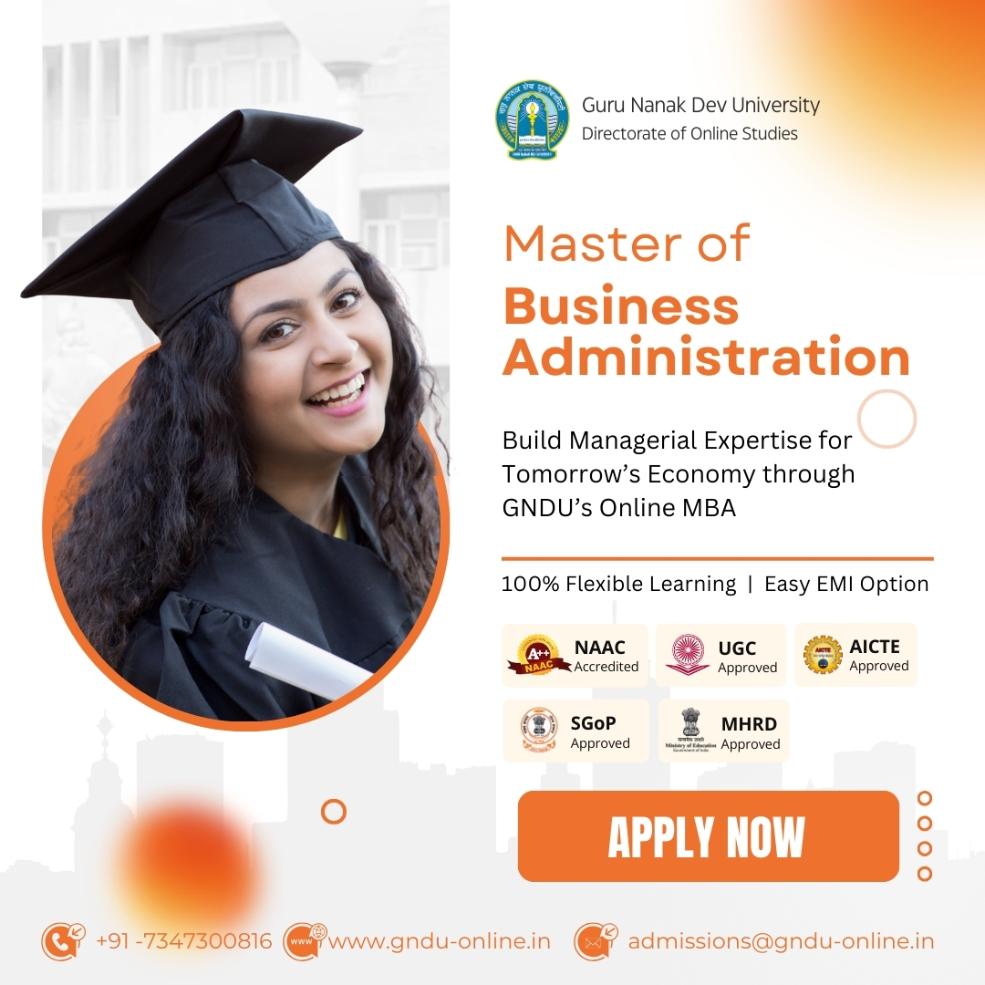 Guru Nanak Dev University Online Facebook ad