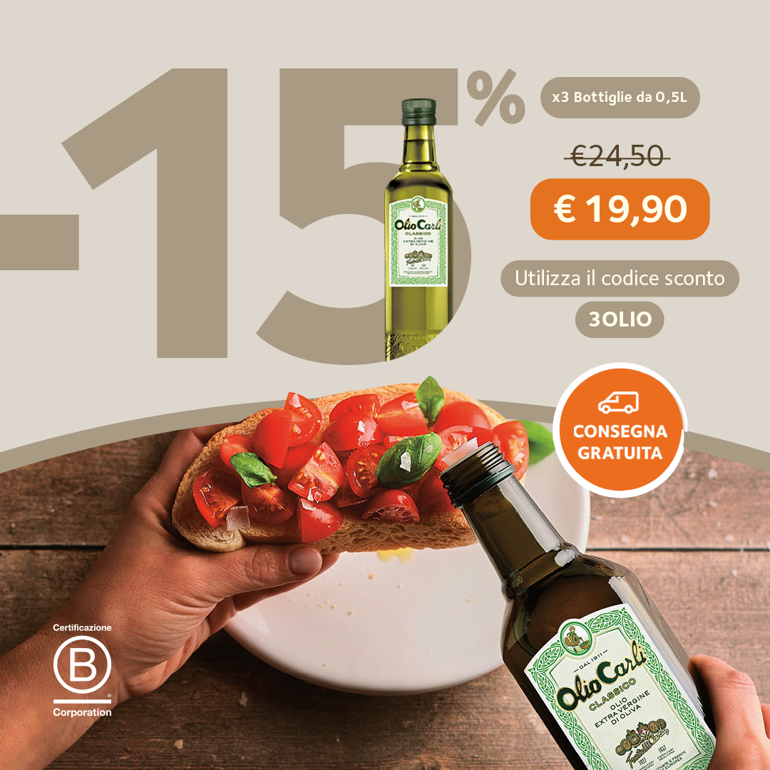 Fratelli Carli Facebook ad: -15% e Consegna GRATIS