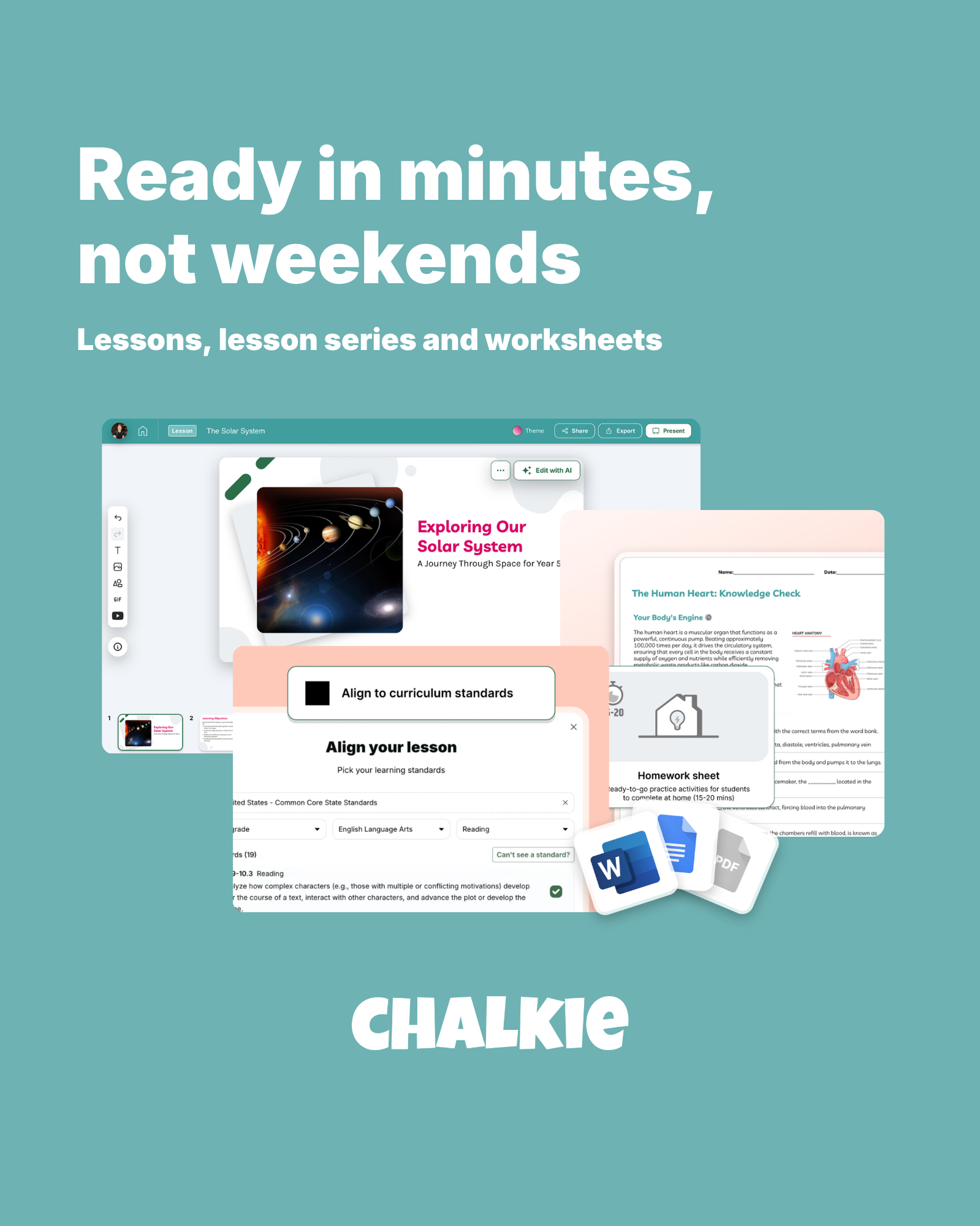 Chalkie AI Facebook ad