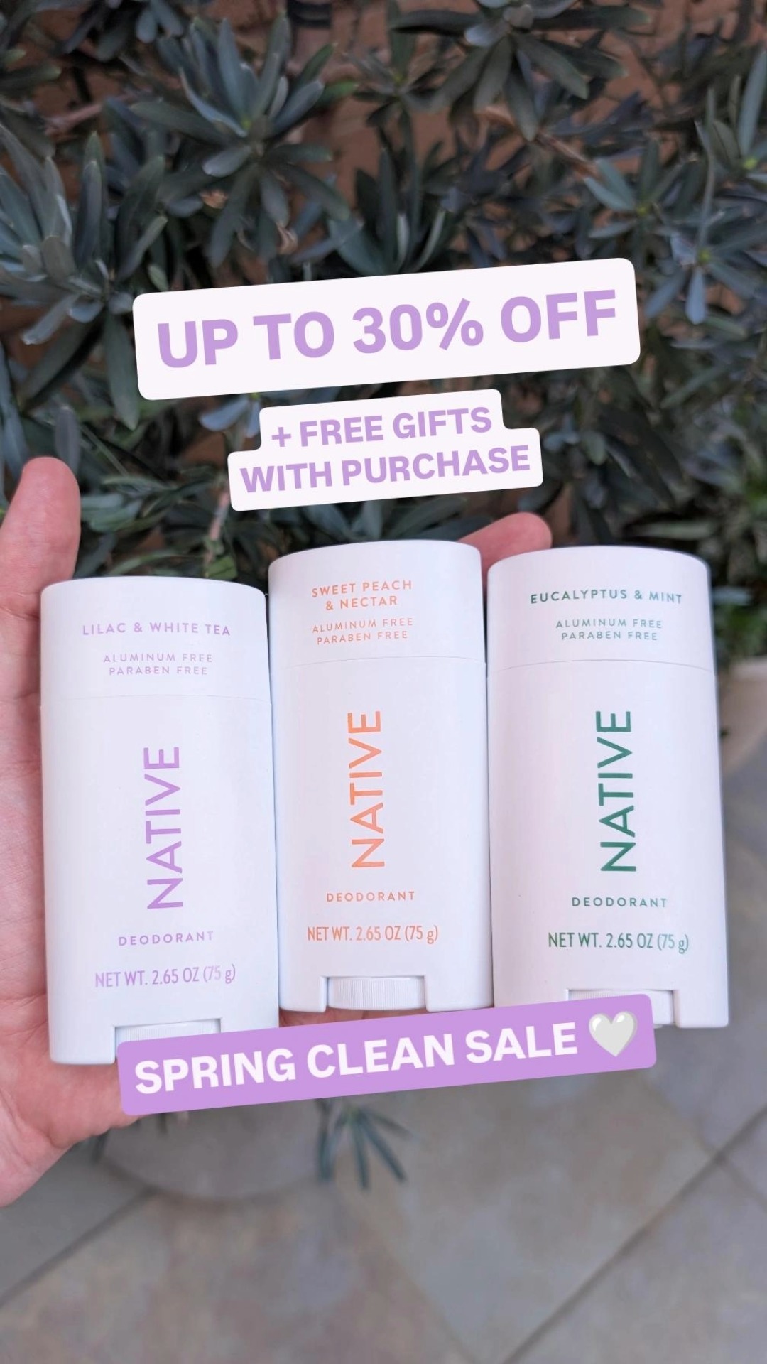 Native Facebook ad