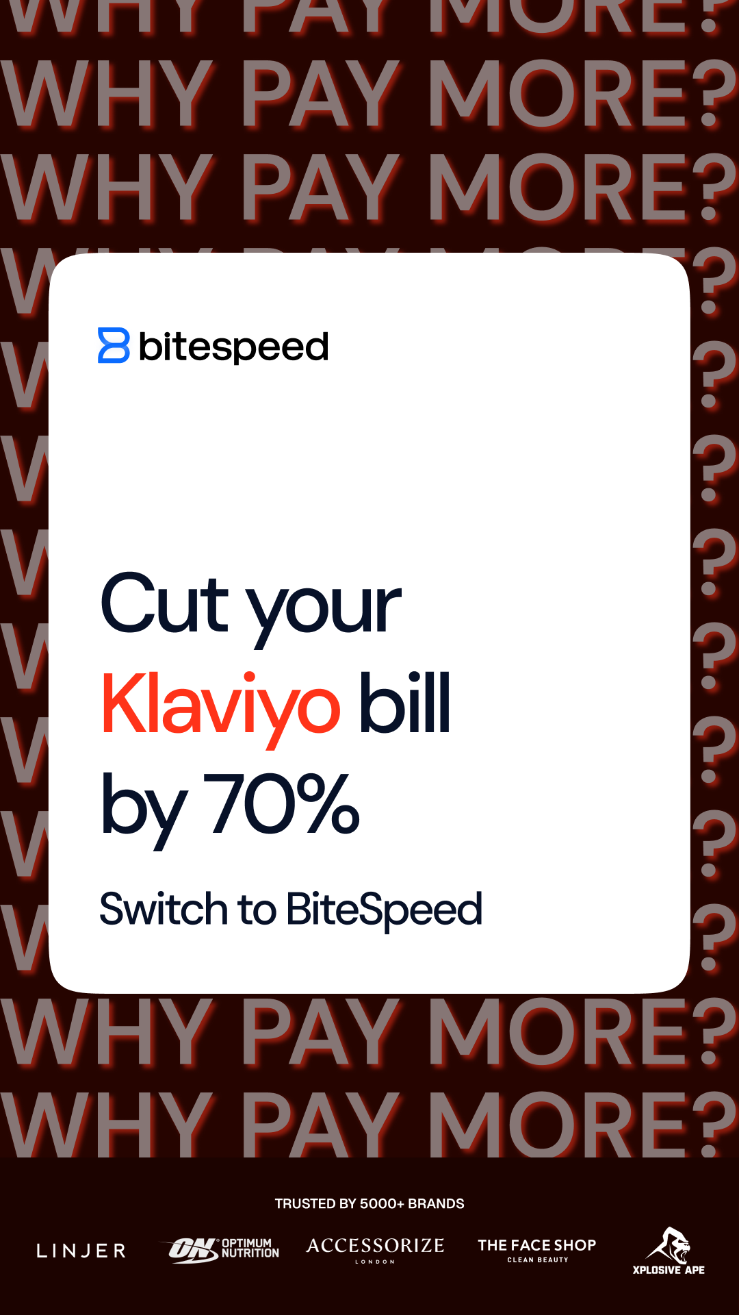 BiteSpeed Facebook ad