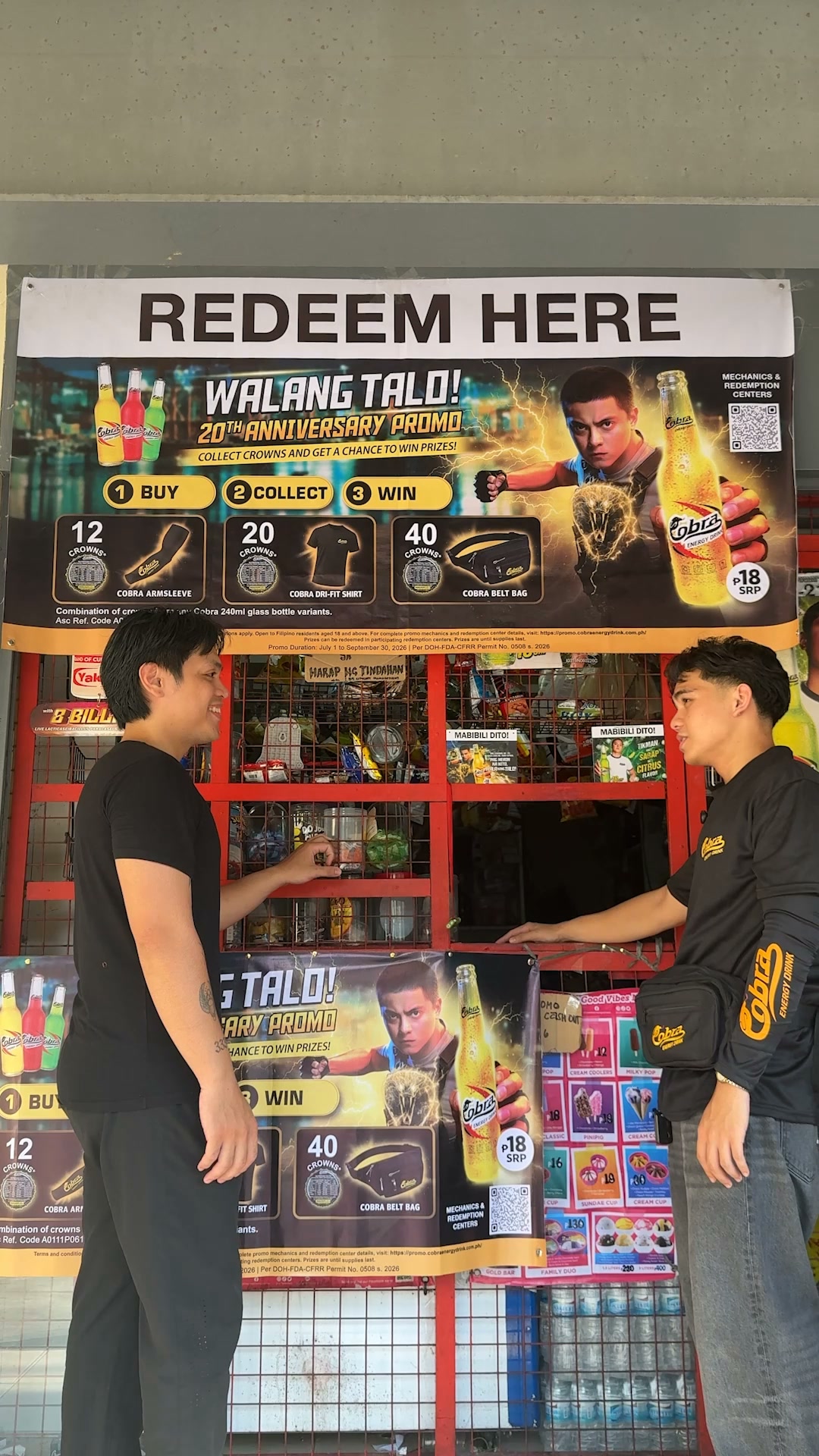 Cobra Energy Drink Facebook ad: Sali na sa Cobra Walang Talo 20th Anniversary Promo!