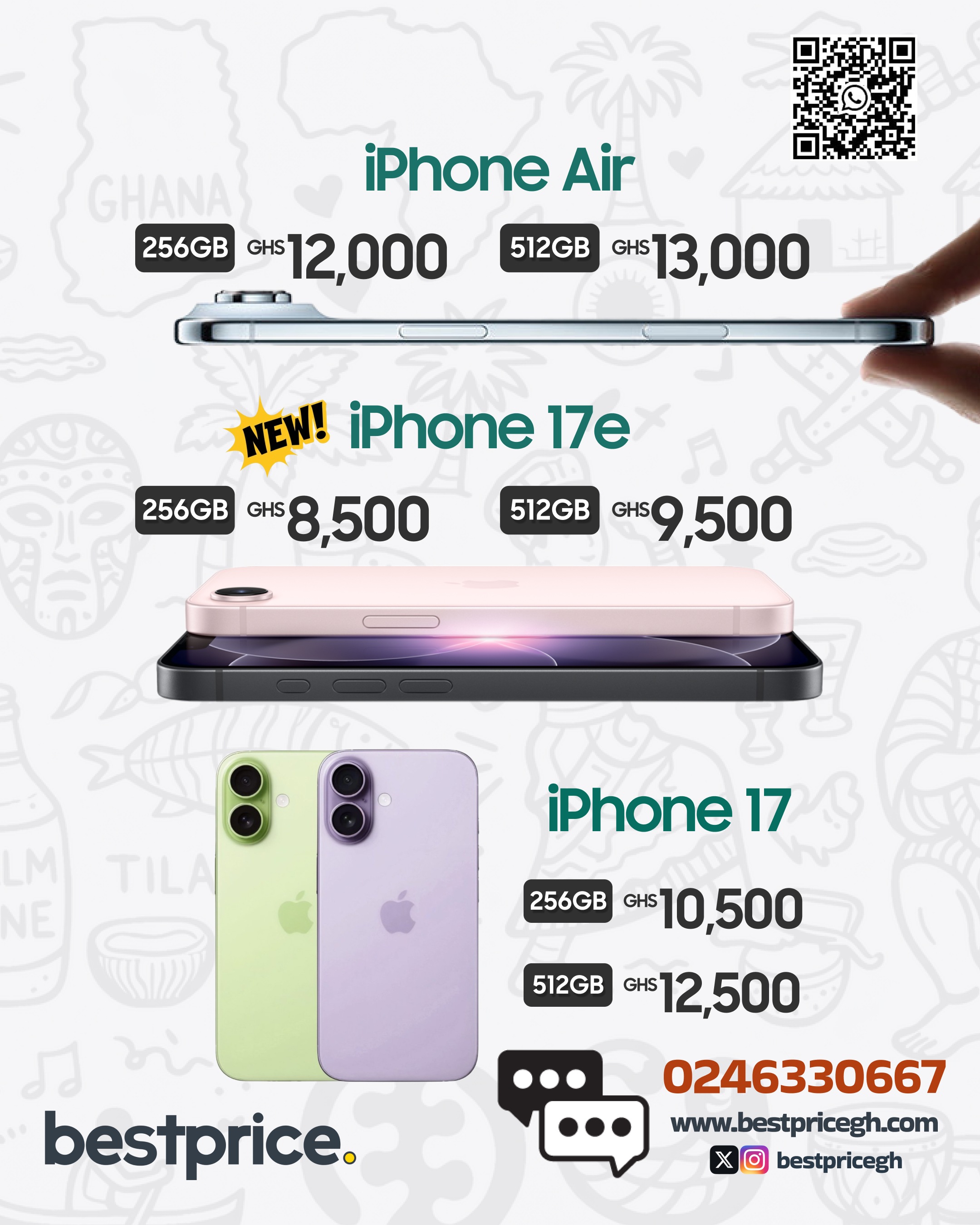 BestPrice Ghana Facebook ad: Your favourite phones and electronics are now available…