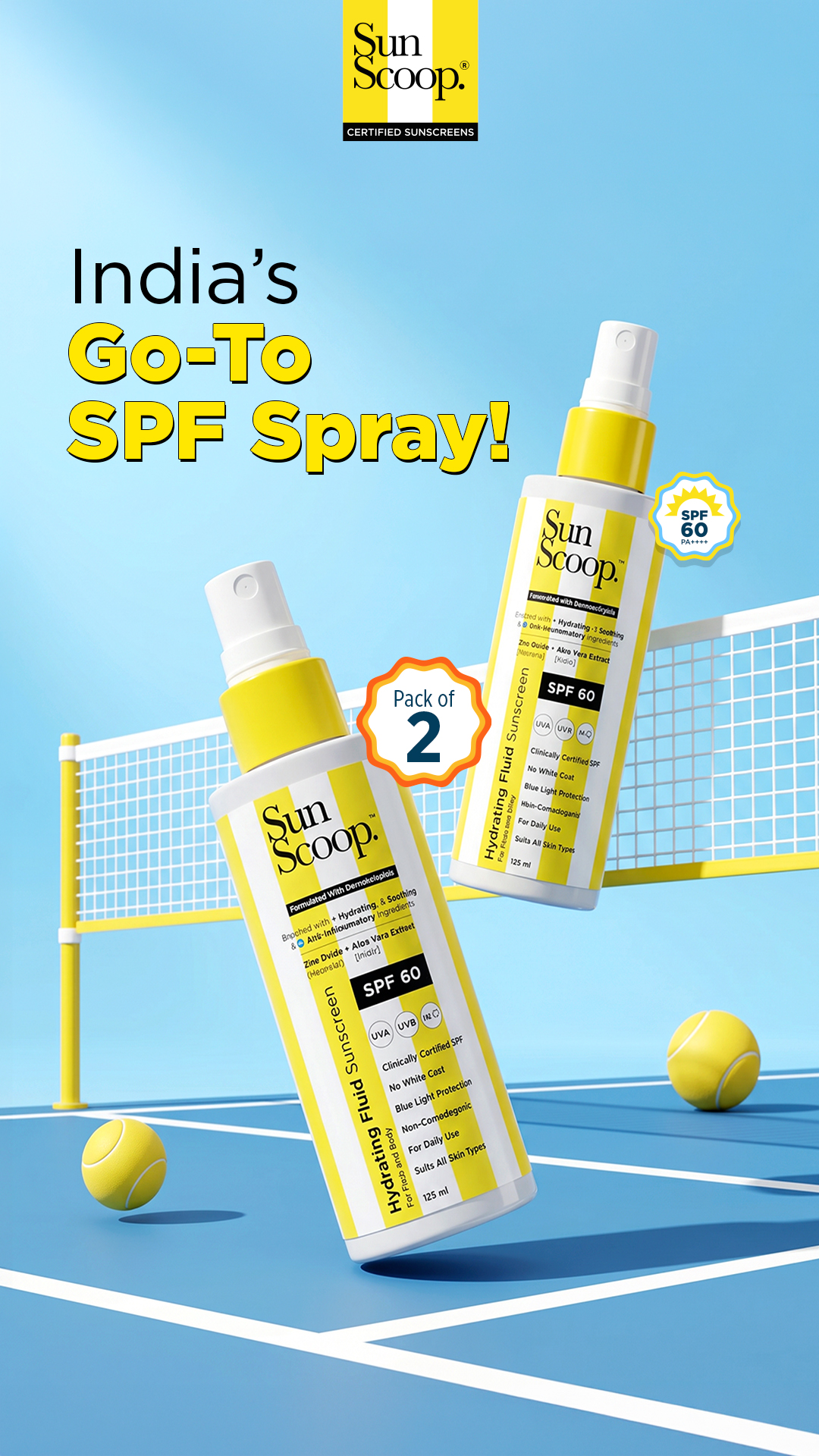 Sunscoop SPF Facebook ad