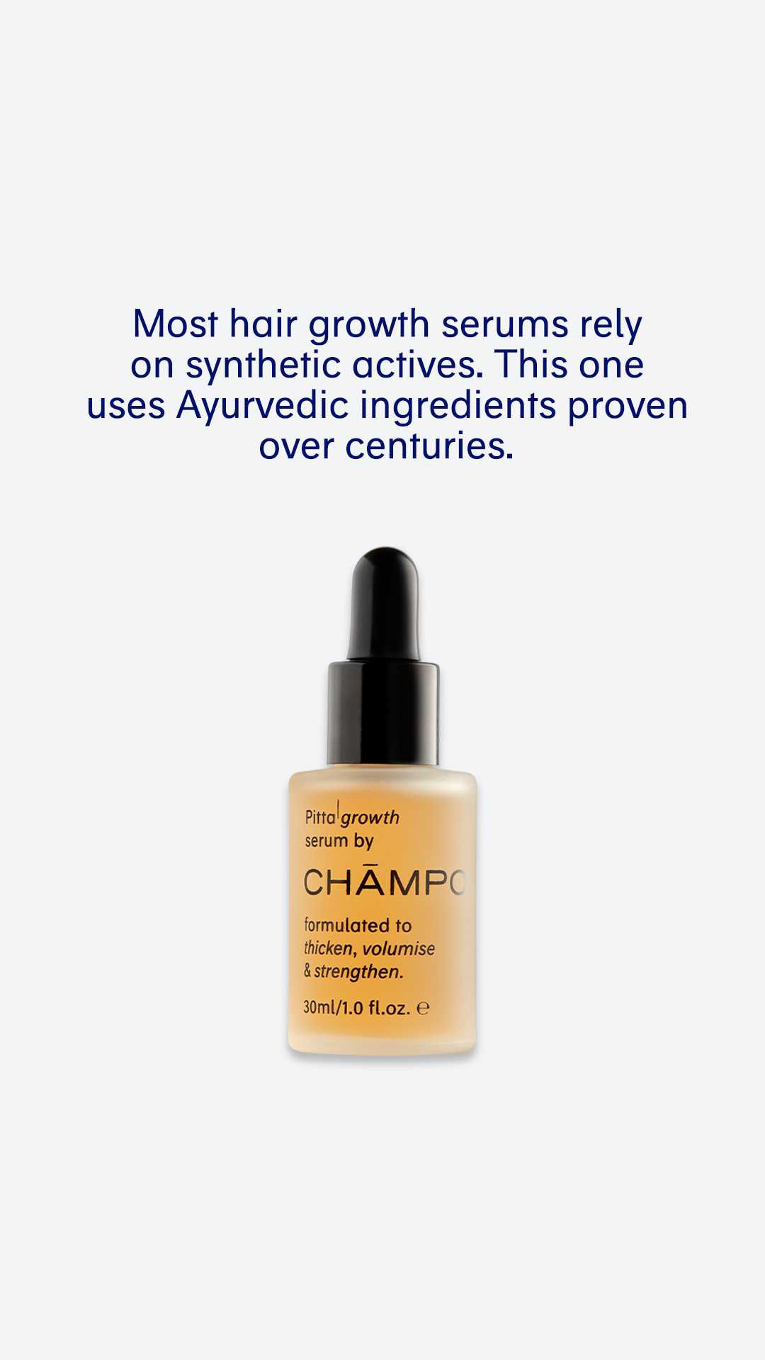 Chāmpo Haircare Facebook ad