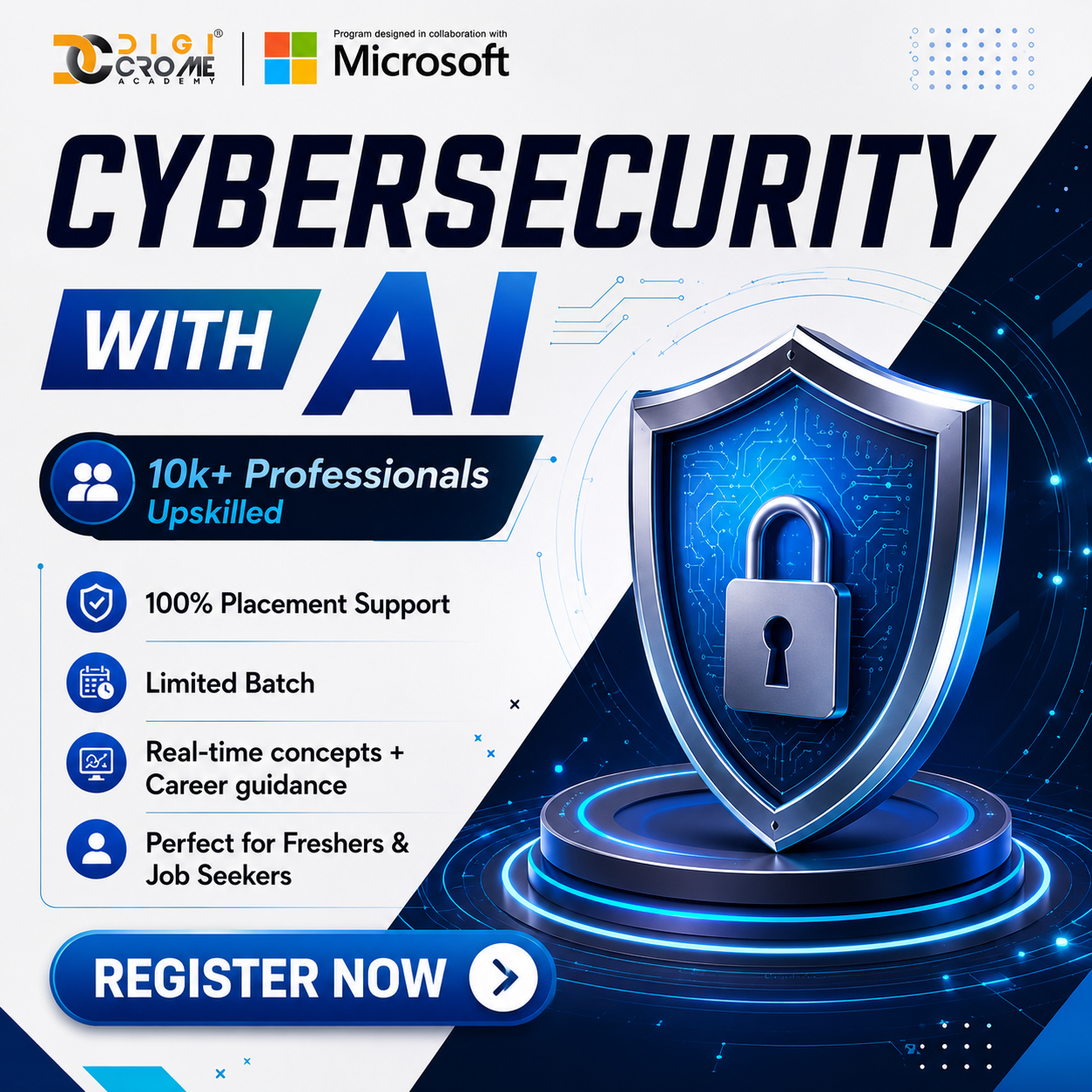 AI Cybersecurity Specialist Facebook ad: Become an AI Cybersecurity Expert in Just 9 Months…