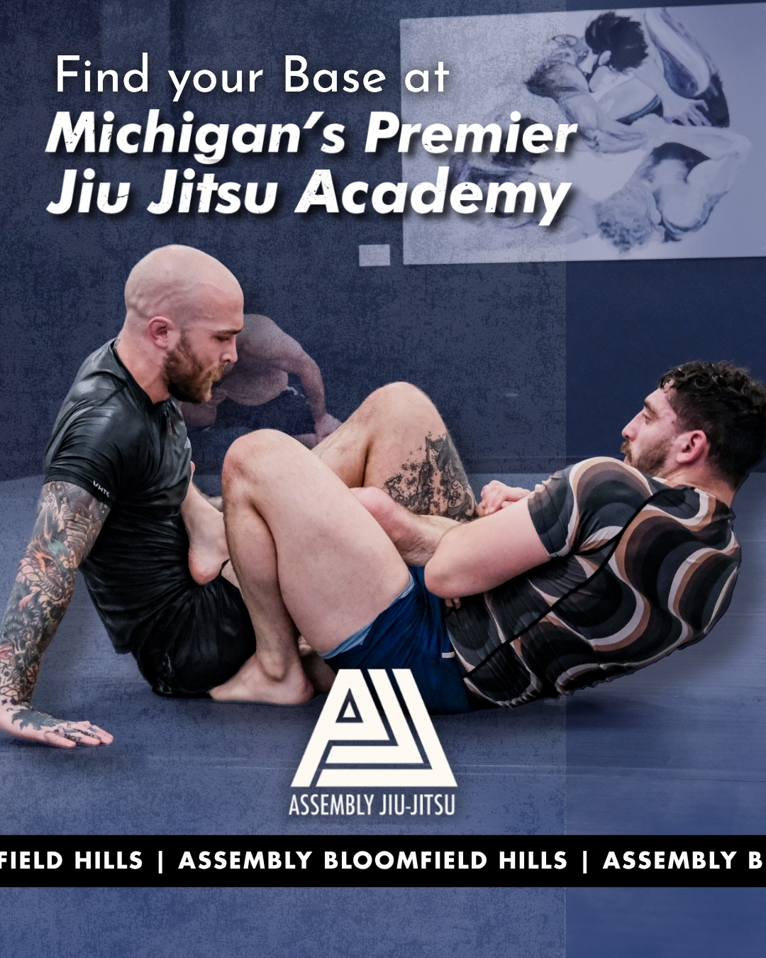 Assembly Jiu-Jitsu Facebook ad: Try Your First Class Free