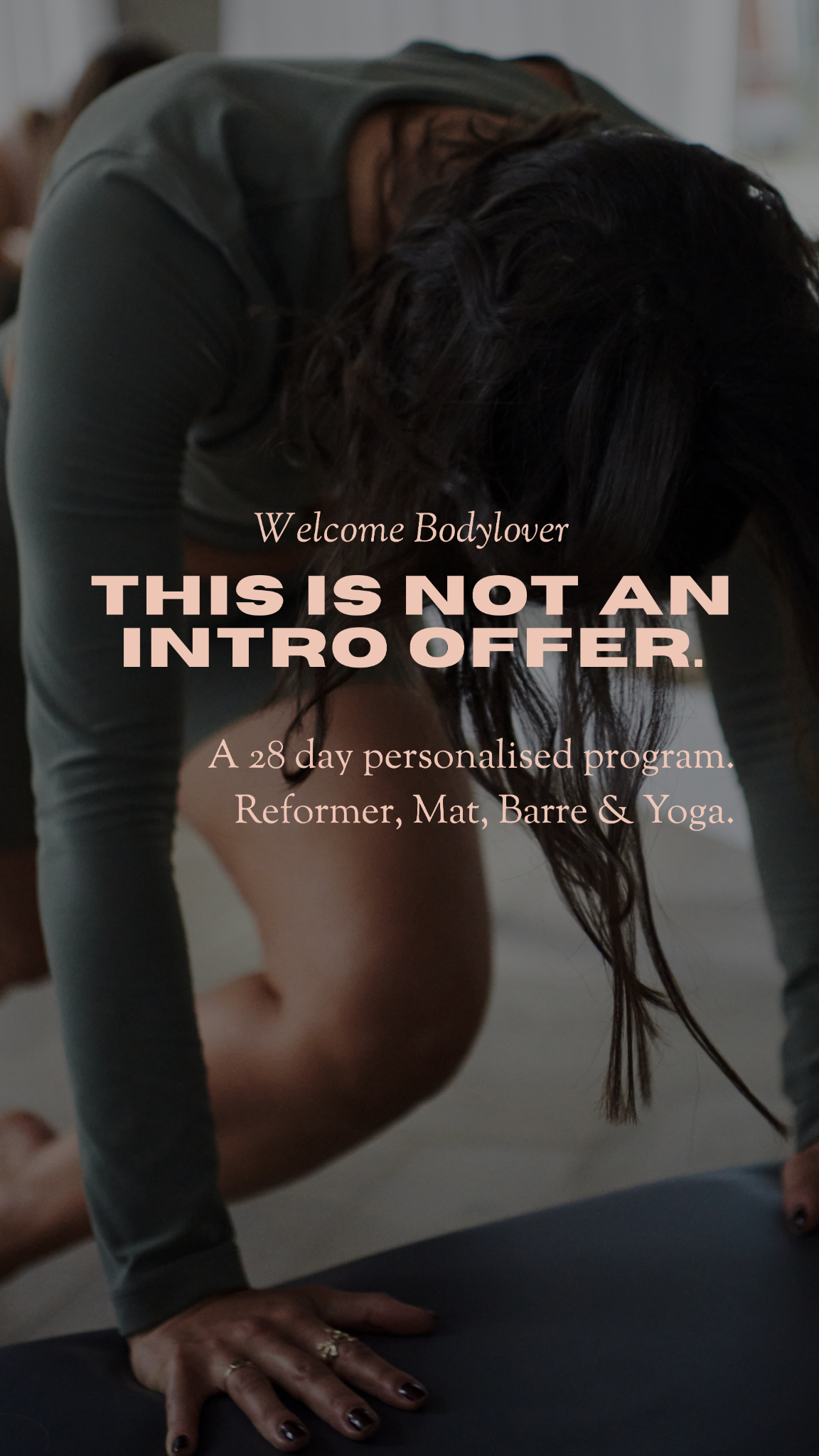 Bodylove Pilates Facebook ad from Nov 11, 2025