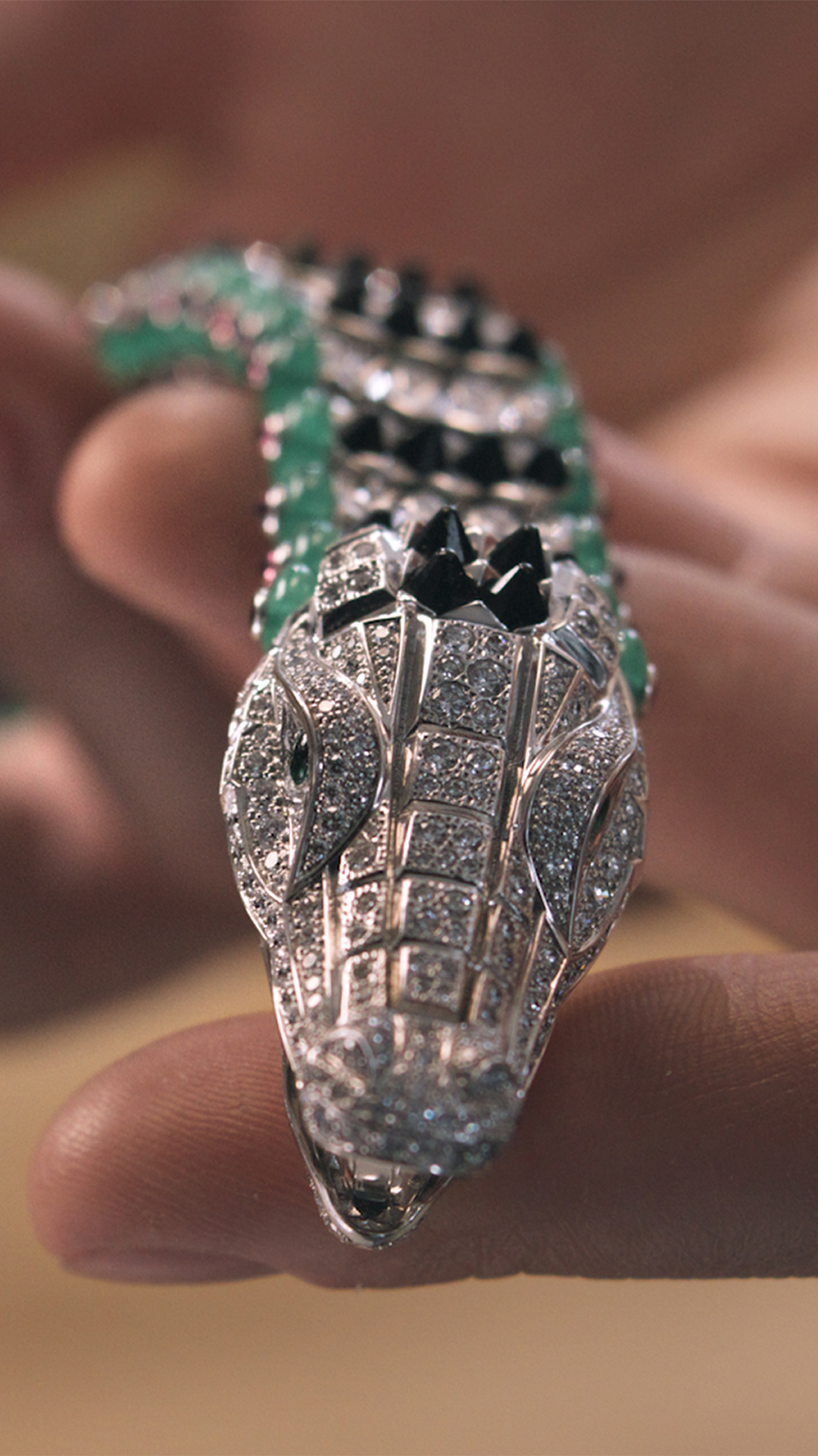 Cartier Facebook ad: Una creazione di alta gioielleria ispirata al coccodrillo…