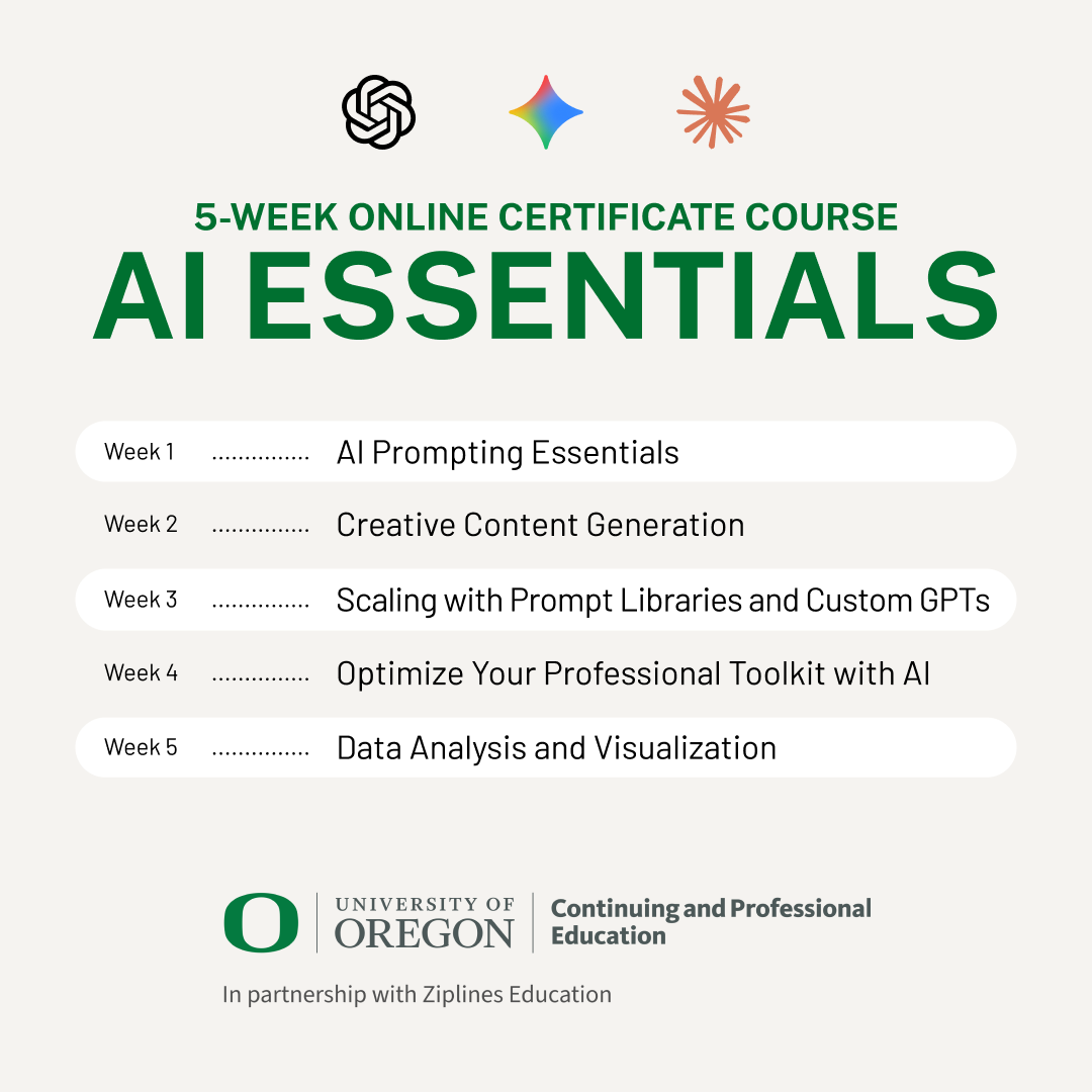University of Oregon CPE Facebook ad