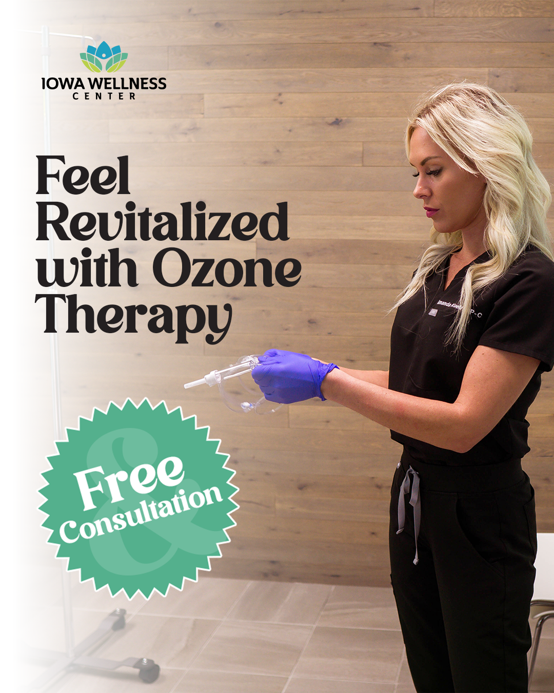 Iowa Wellness Center - North Liberty Facebook ad from May 25, 2026