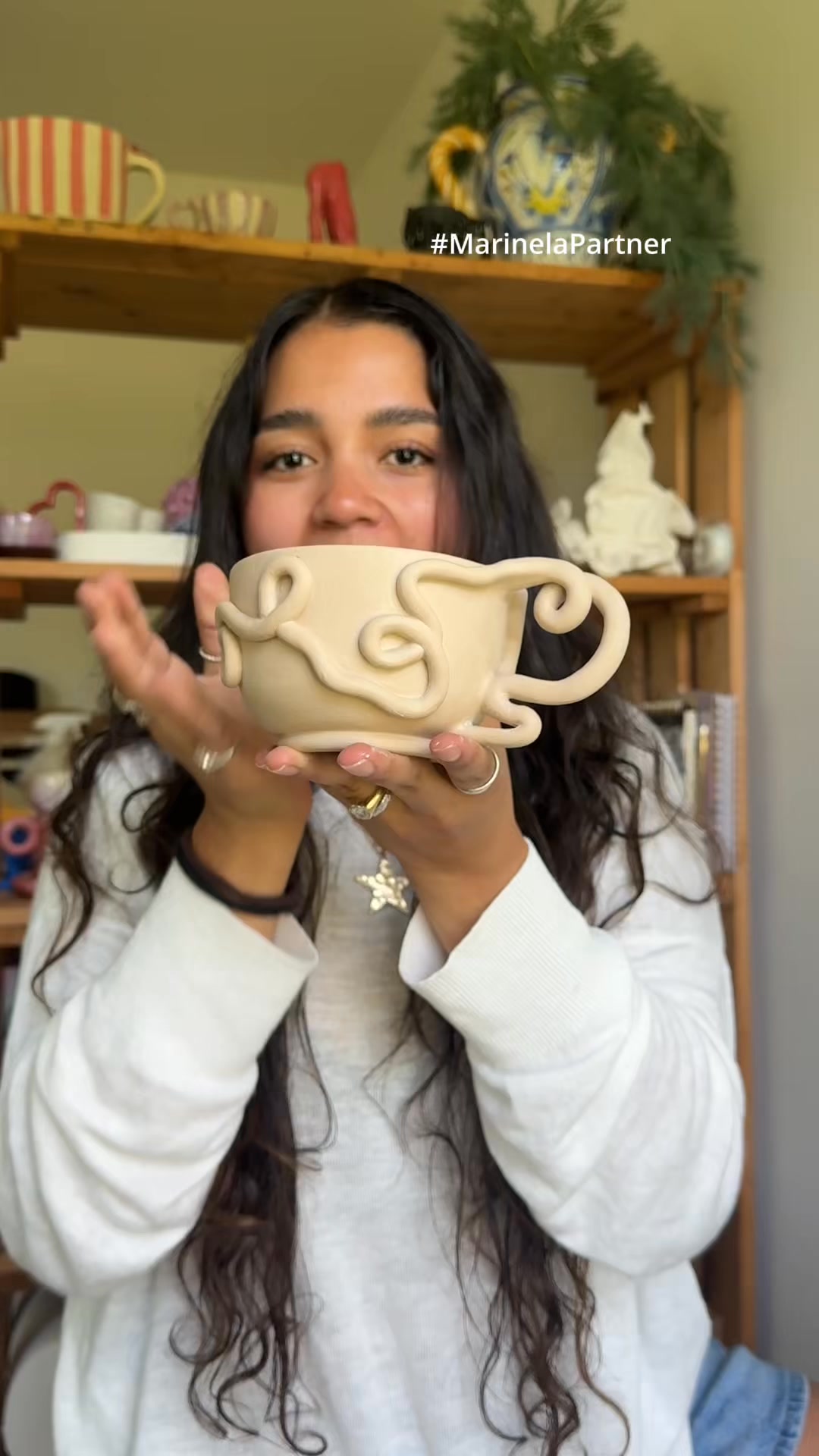 Marinela USA Facebook ad: Just made one of my favorite ceramic pieces…