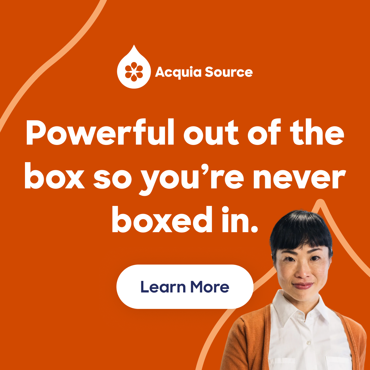 Acquia Facebook ad