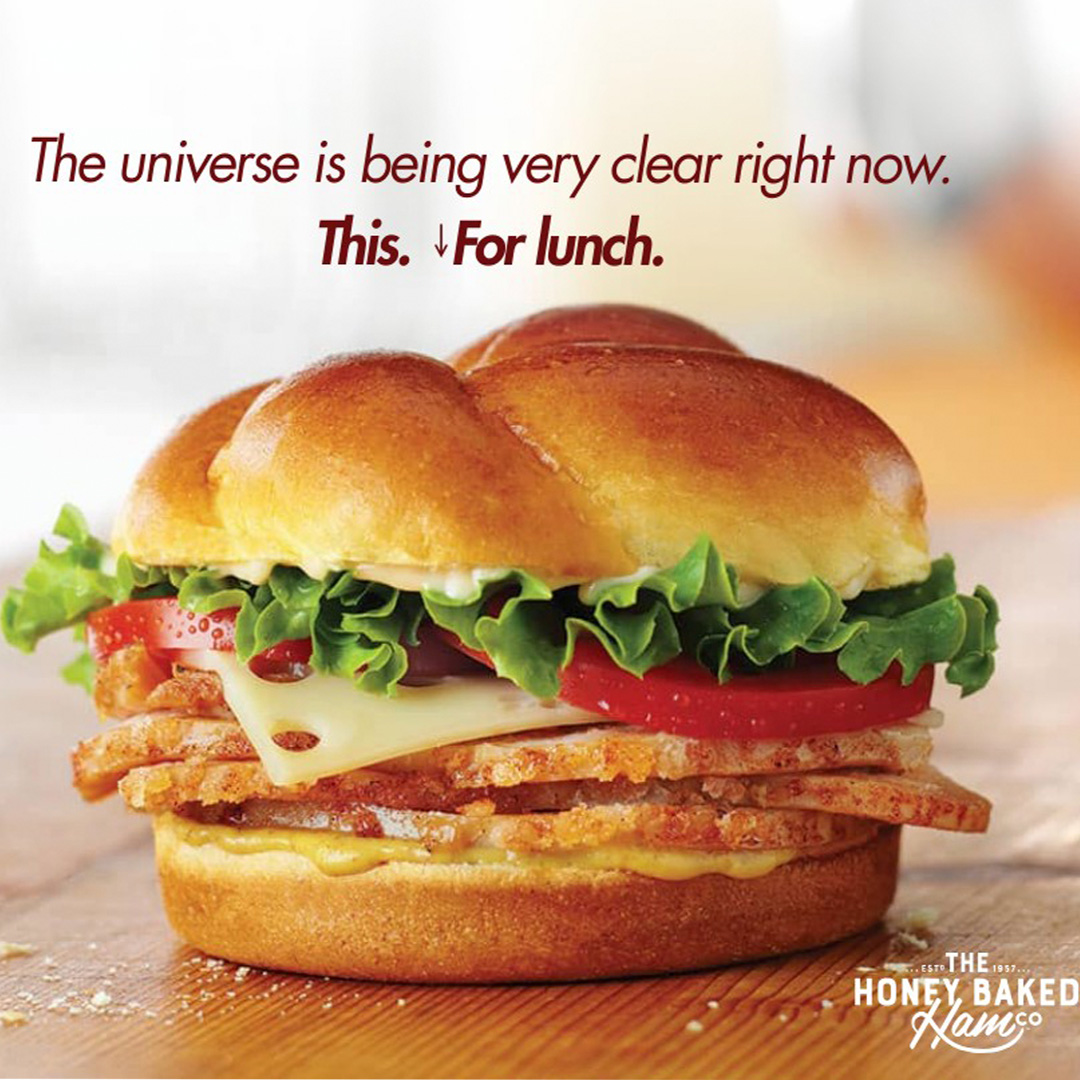 HoneyBaked Ham Cary Parkside Facebook ad: Real food, real fast.