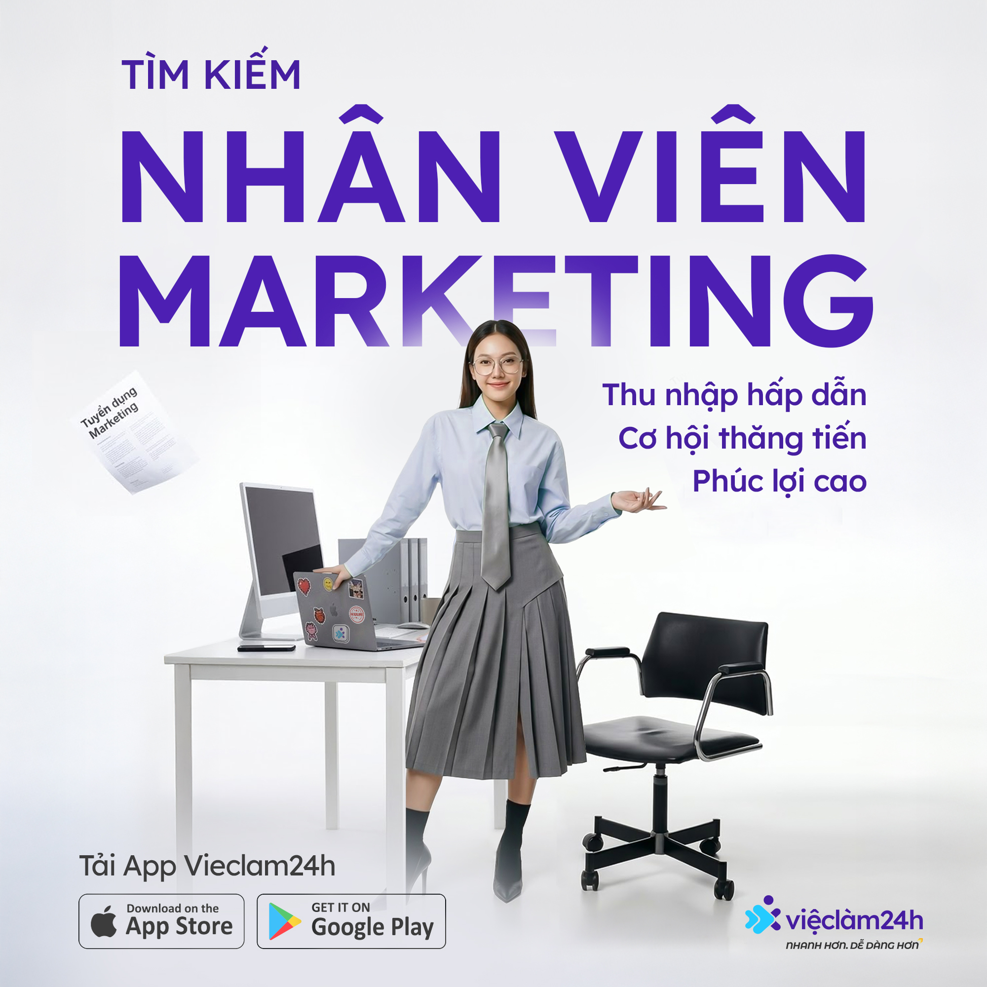 Việc Làm 24h Facebook ad