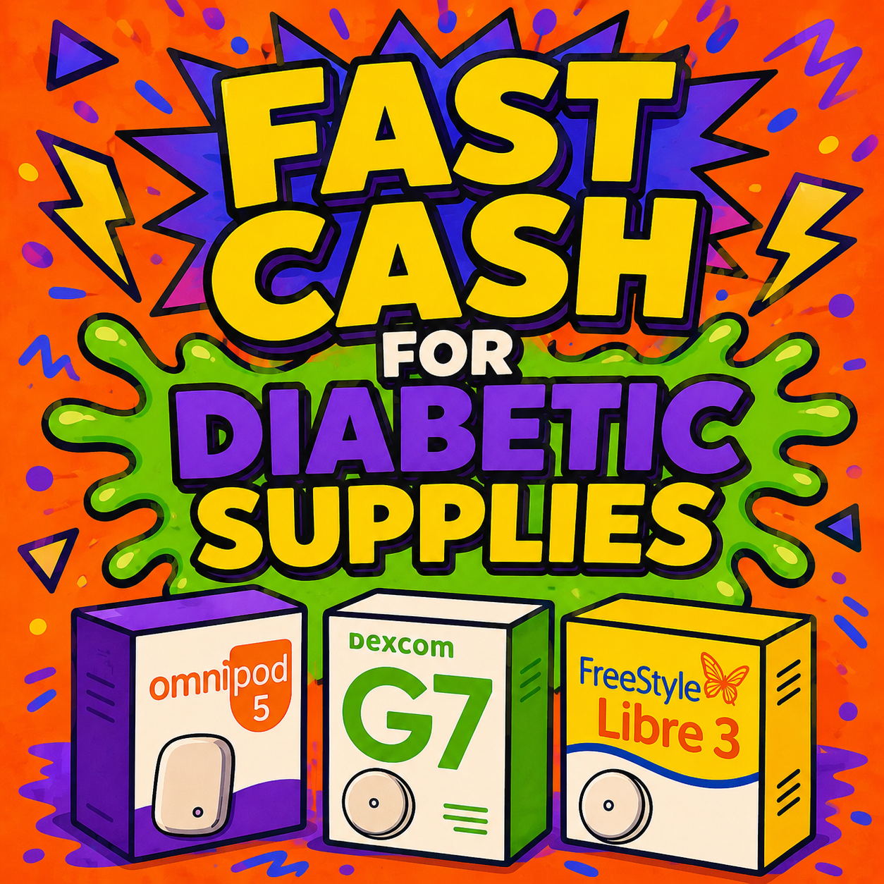 Cash For Diabetic Supplies Ohio Facebook ad