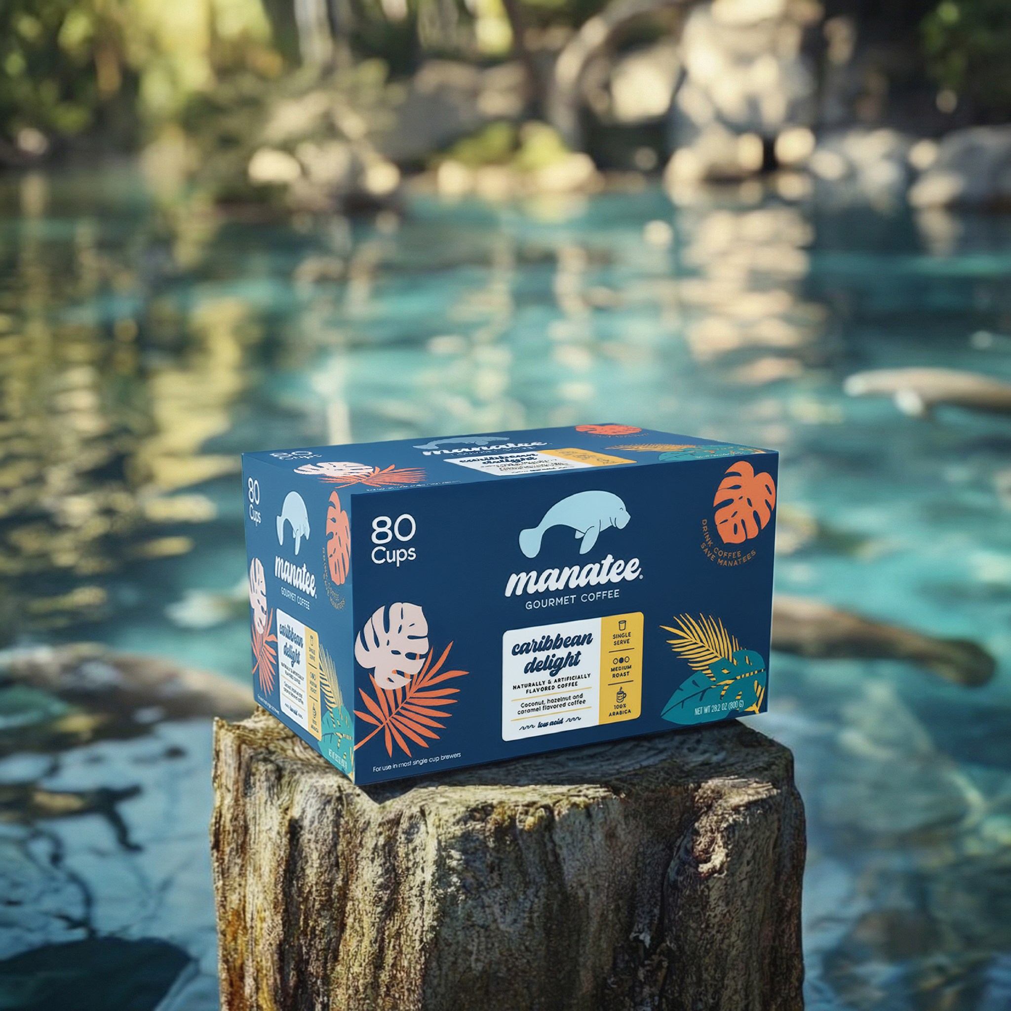 Manatee Gourmet Coffee Facebook ad