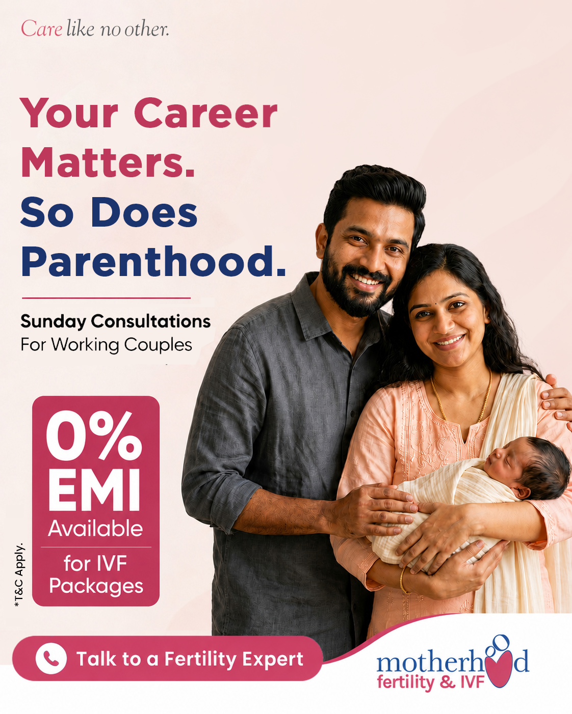 Motherhood Fertility & IVF Facebook ad