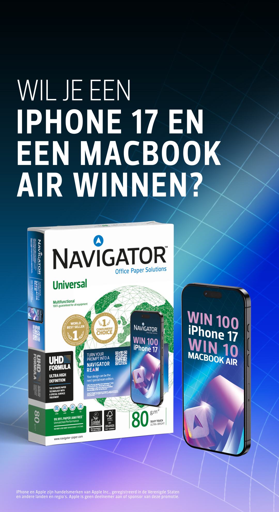 Navigator Paper Facebook ad: Navigator, Turn your prompt into a Navigator ream