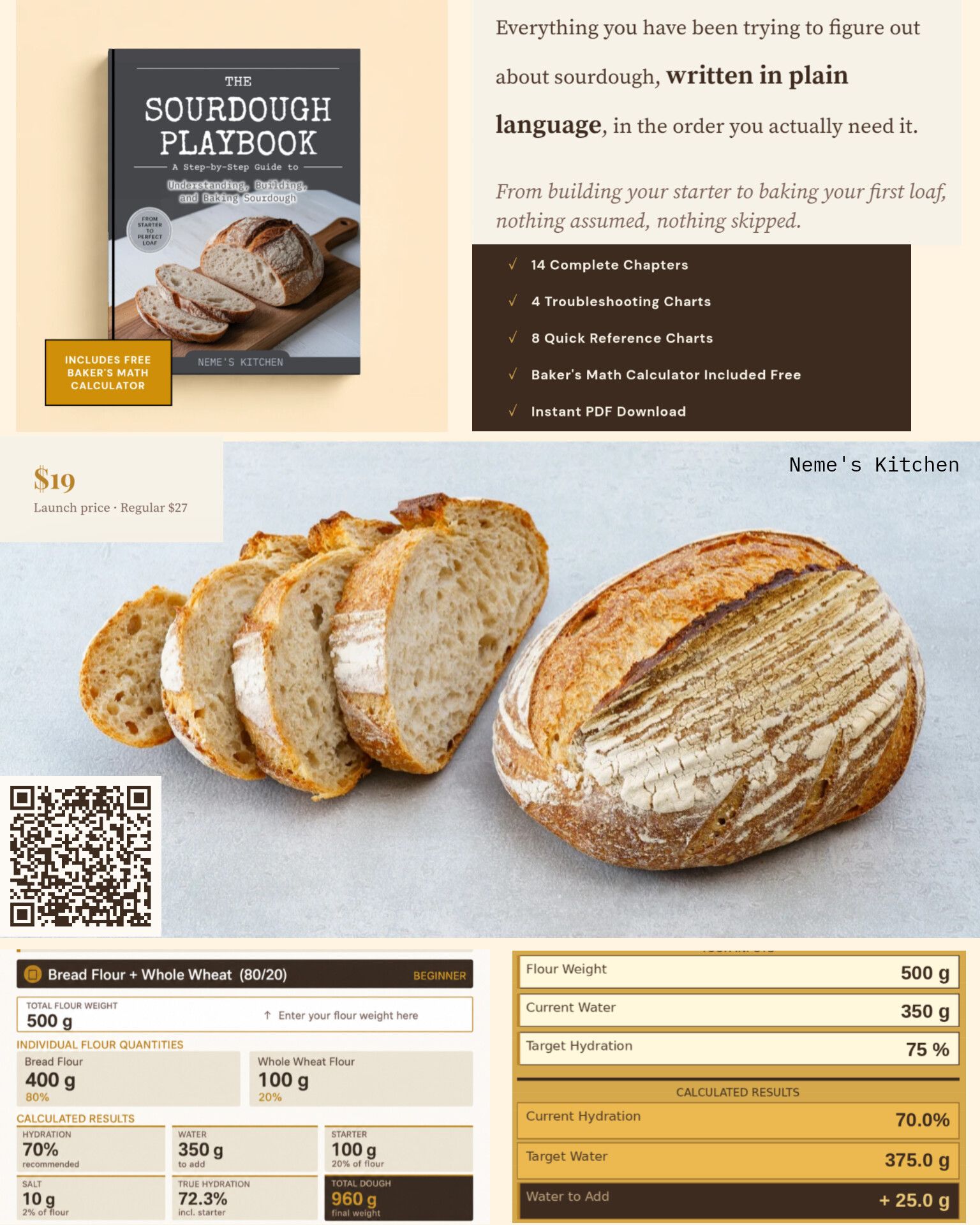Neme's Kitchen Facebook ad: Let's talk about value.