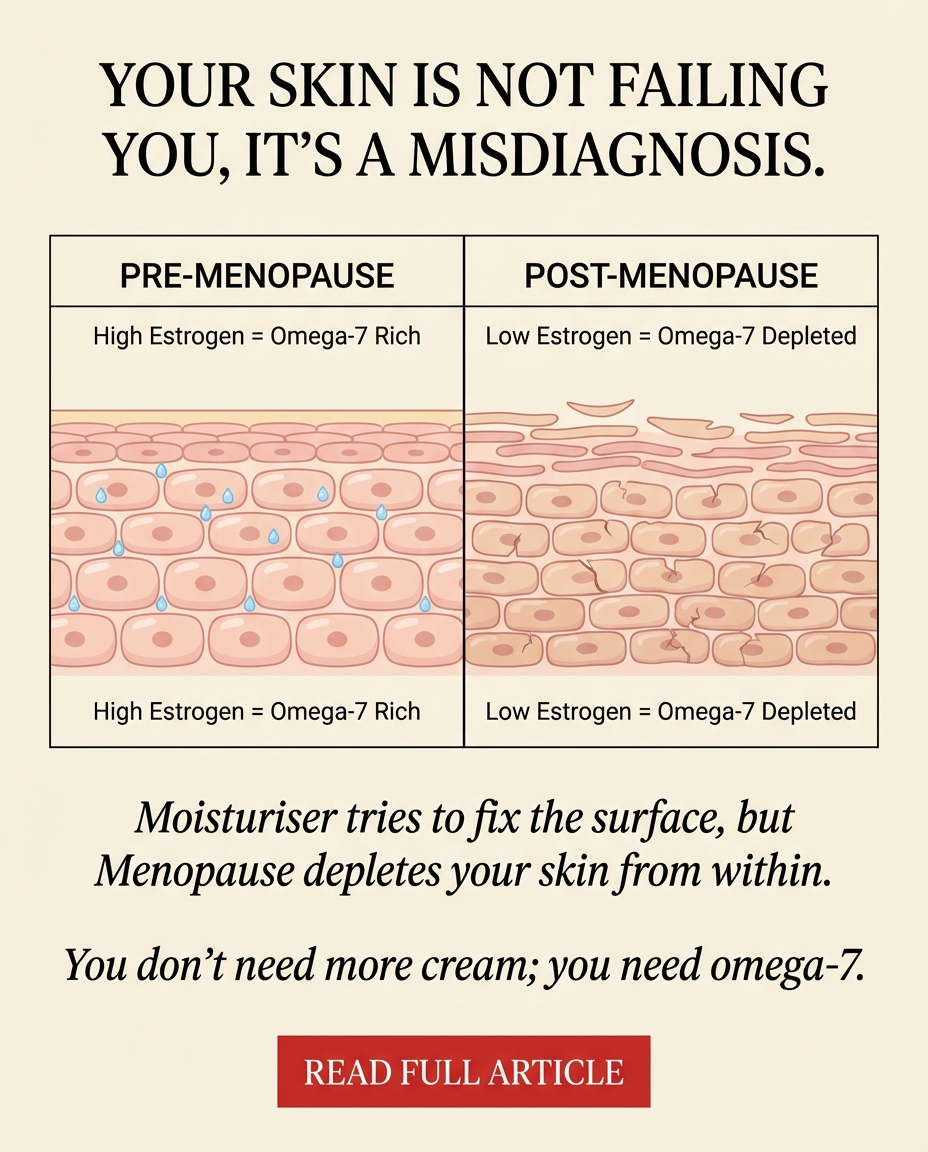 Max DHT Facebook ad: The science behind menopausal skin issues. What 2,000…
