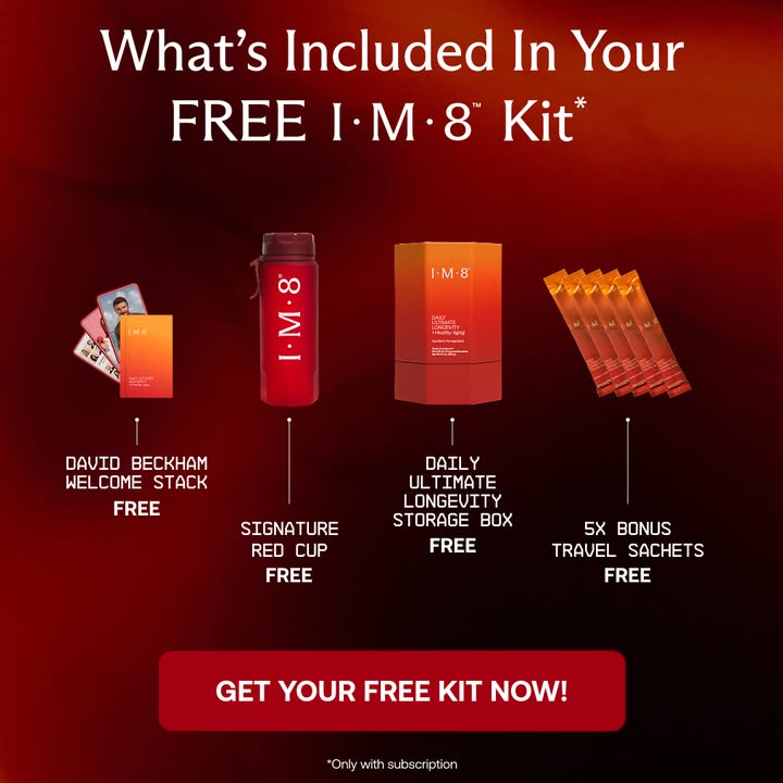 IM8 Facebook ad: Longevity Starts at the Cellular Level