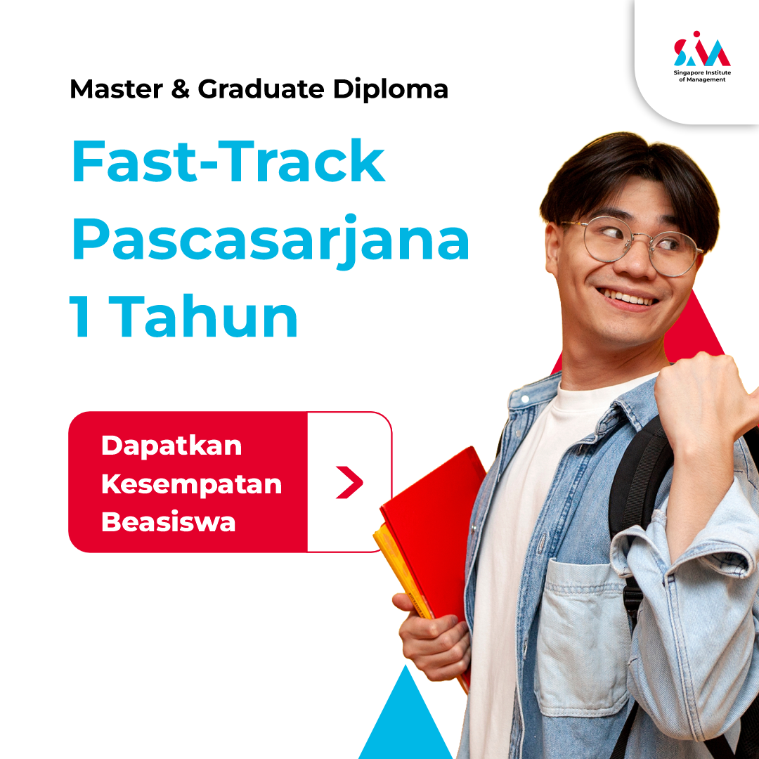 SIM Global Education, Singapore Institute of Management Facebook ad: Fast-track S2 HANYA 1 tahun!