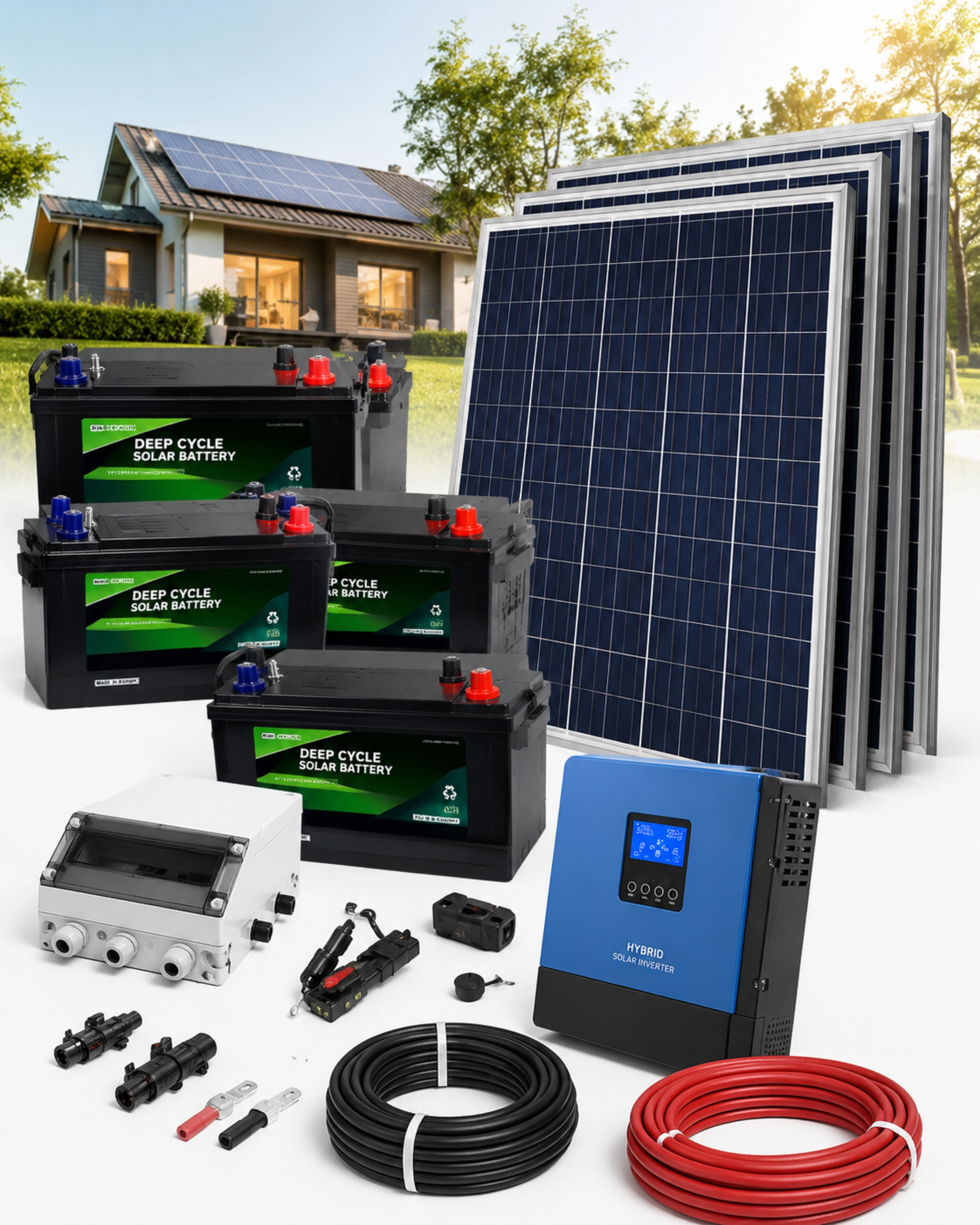 Info Planet Facebook ad: Learn more about solar panel kits