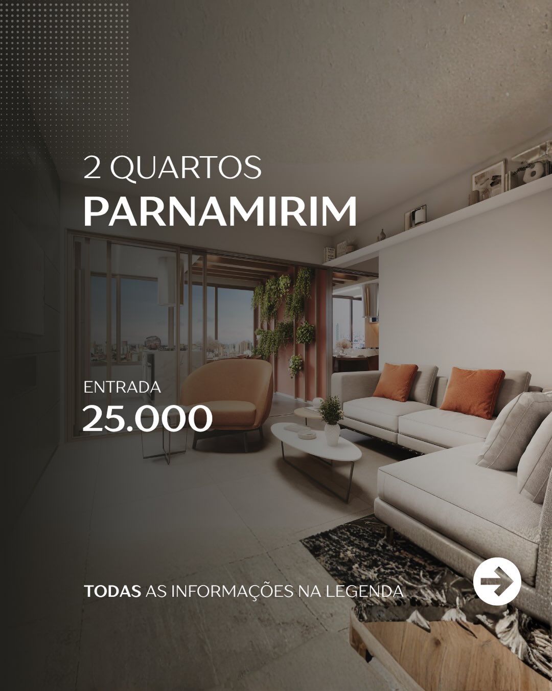Camila Guimarães Imóveis Facebook ad: Apartamento novo no PARNAMIRIM