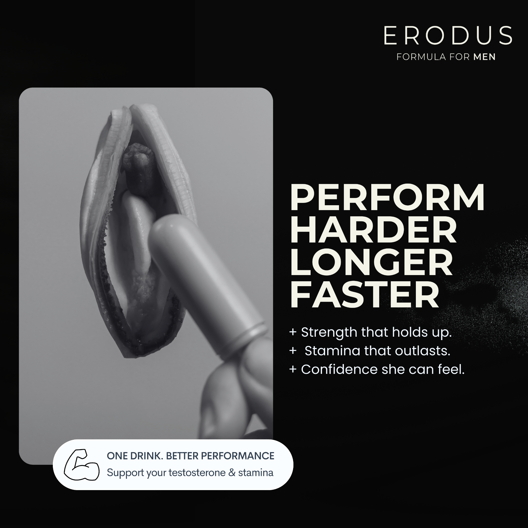 Erodus Formula For Men Facebook ad