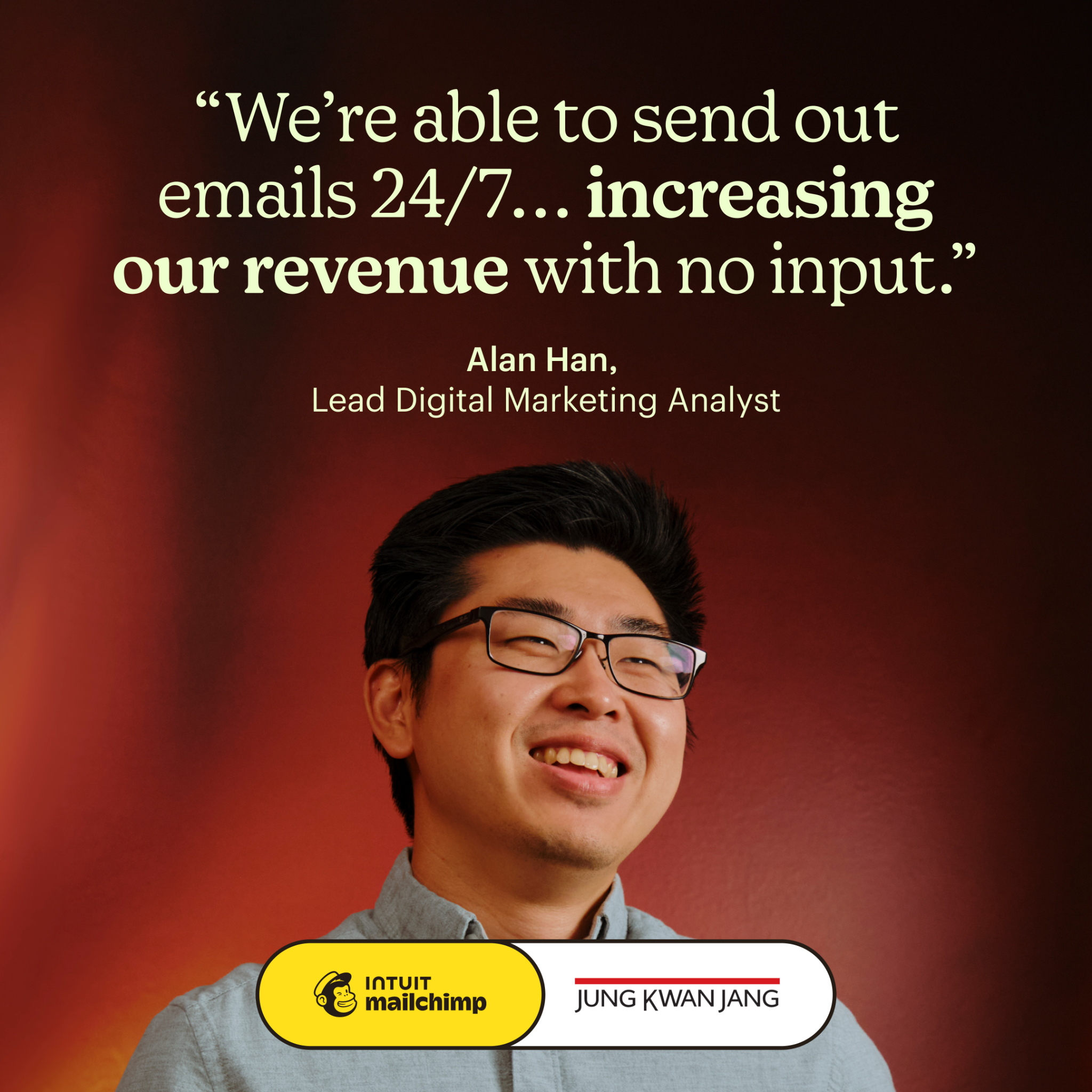 Intuit Mailchimp Facebook ad: Sell to ready buyers