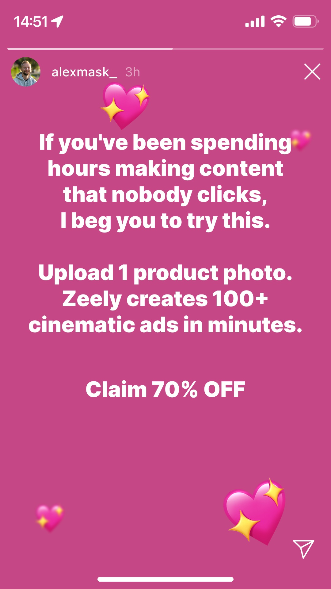 Zeely Facebook ad