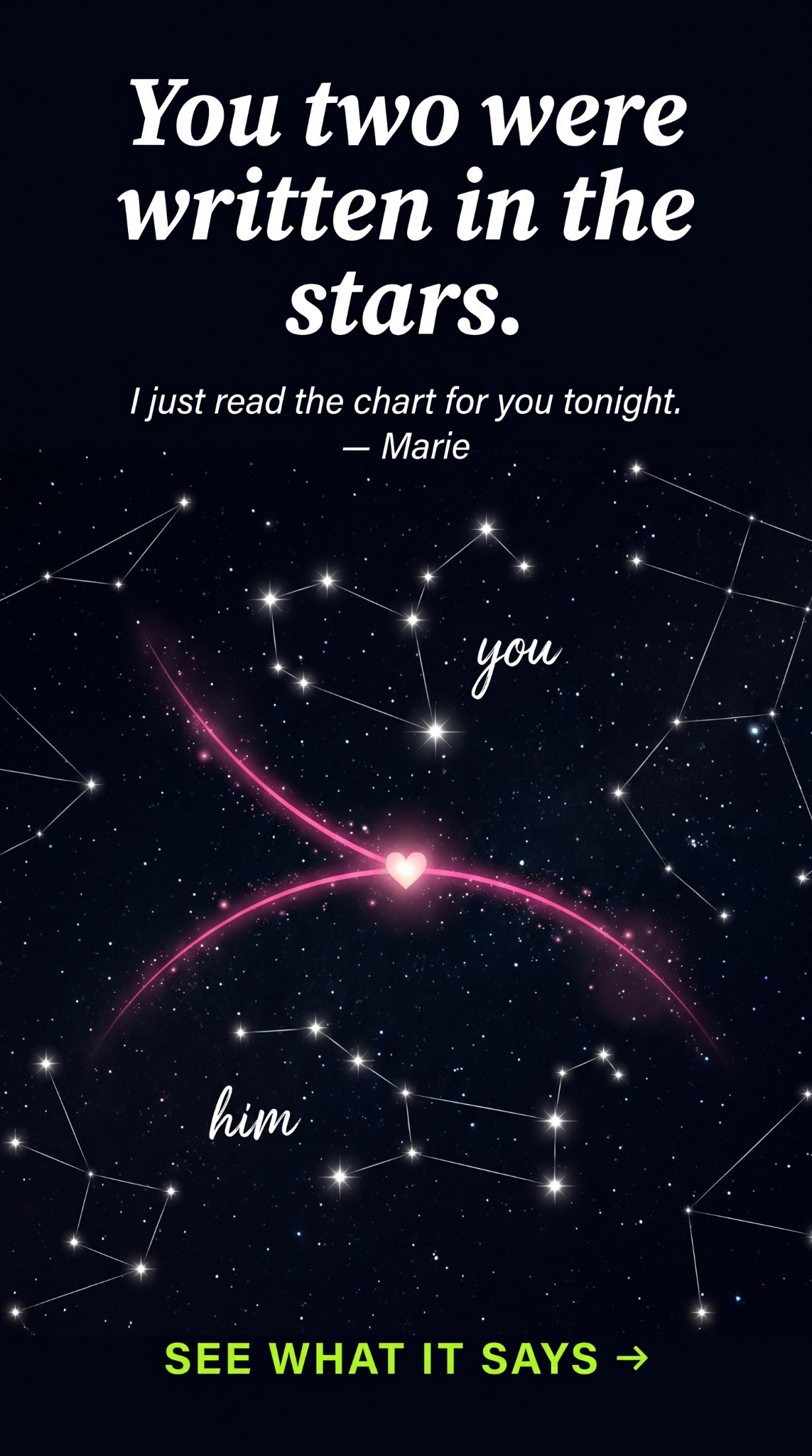 Try Psychic Marie Facebook ad