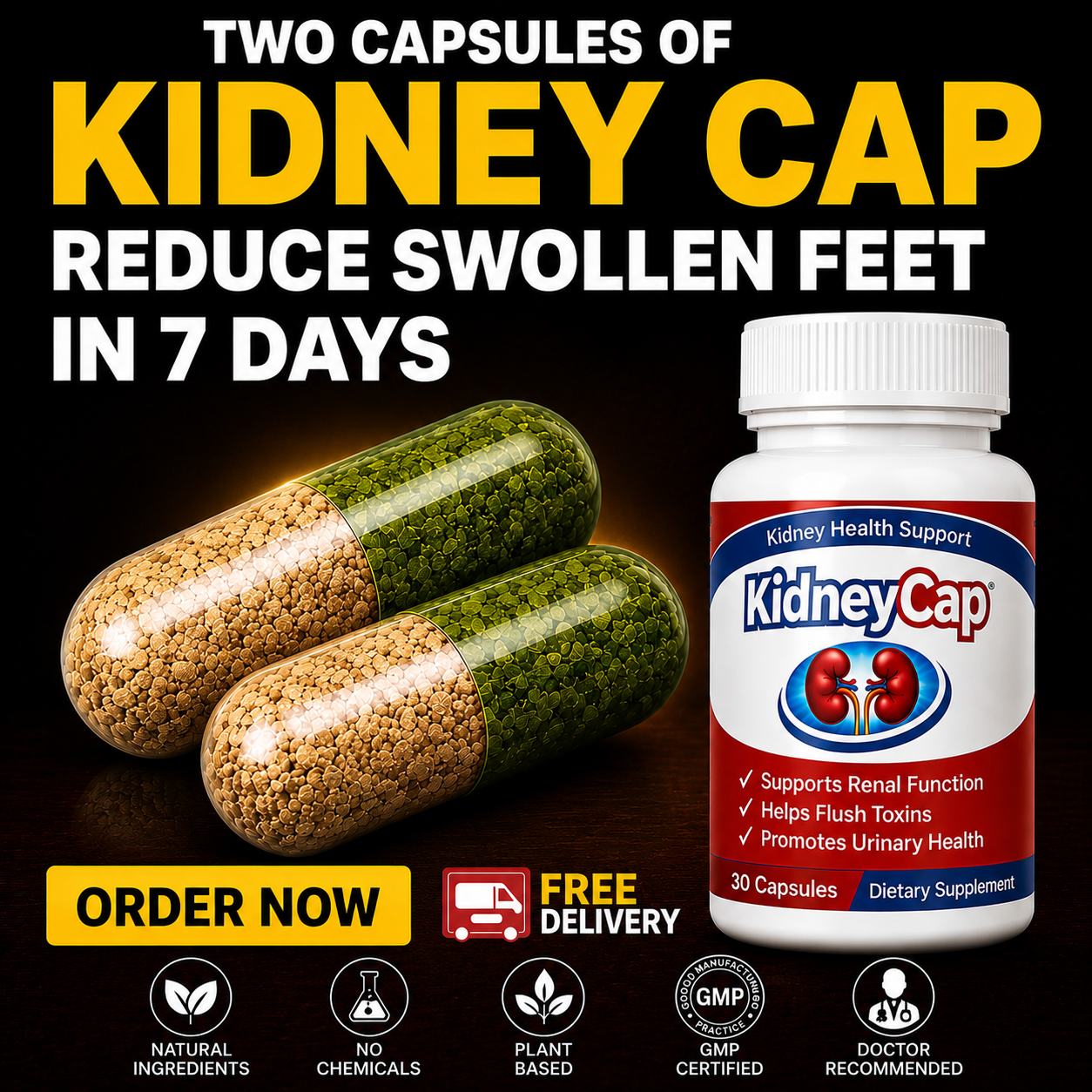Wellness Hope Facebook ad: DON'T WAIT UNTIL YOUR KIDNEYS FORCE YOU TO PAY ATTENTION.PAY