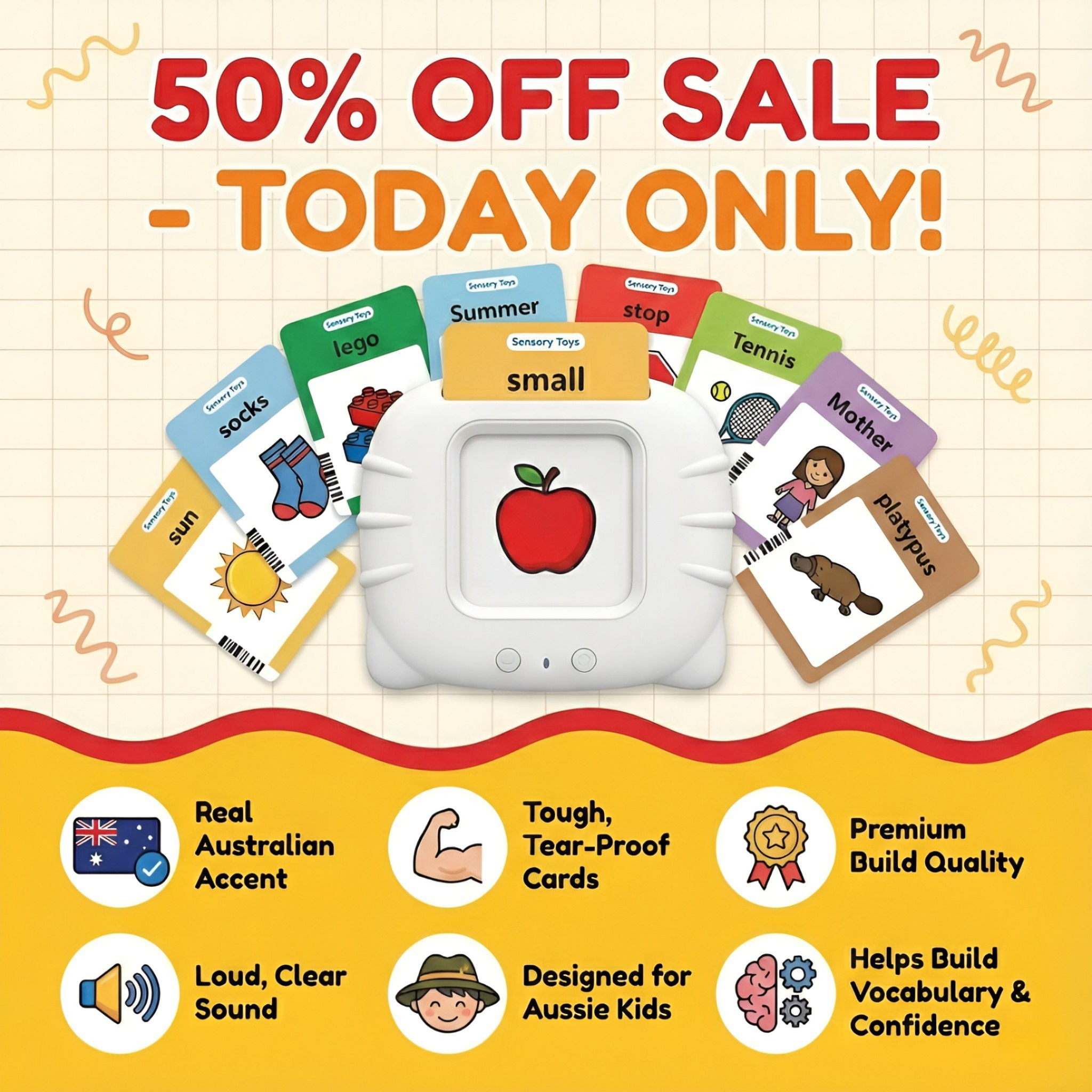 Sensory Toys Facebook ad