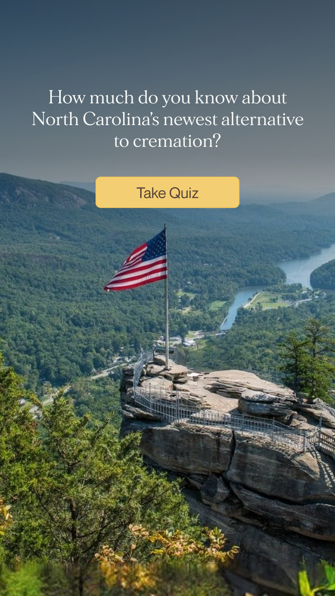 Earth Funeral Facebook ad