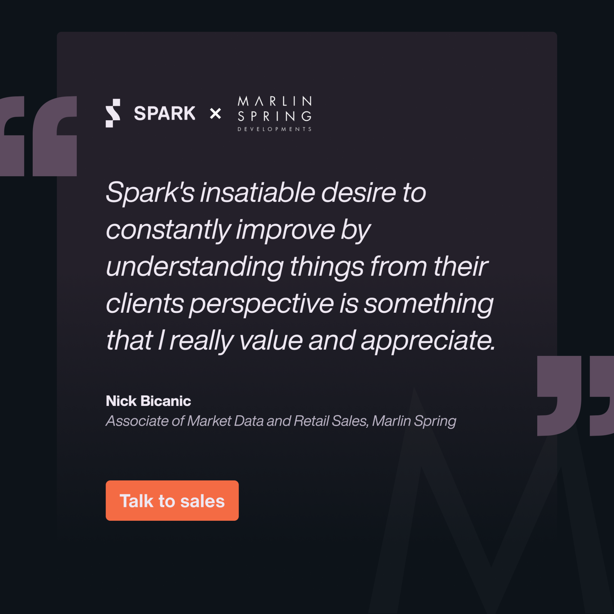 Spark Real Estate Software Facebook ad