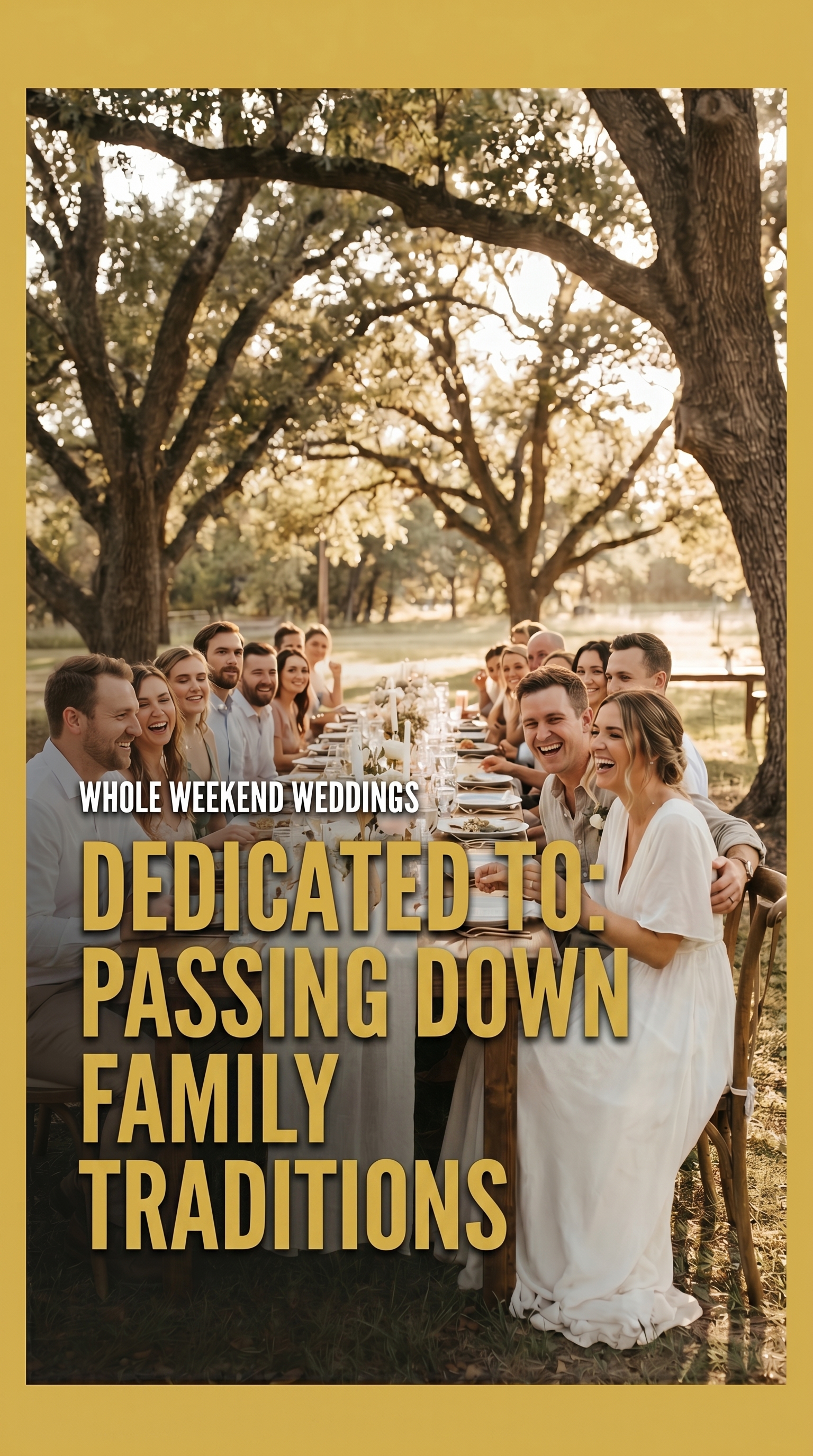 Towering Oaks Facebook ad: You’re not just planning a wedding…