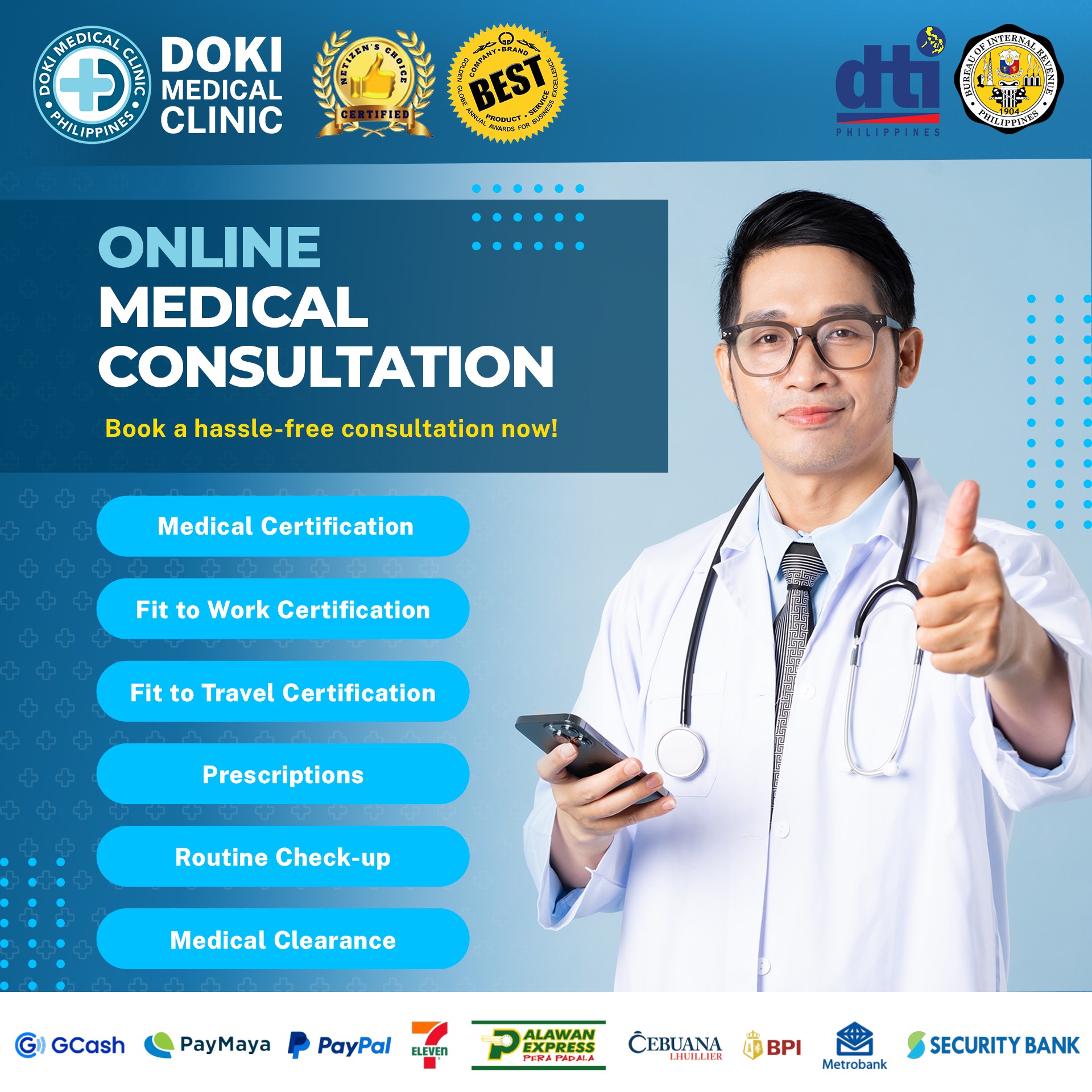 DOKi Philippines - Online Consultations Facebook ad
