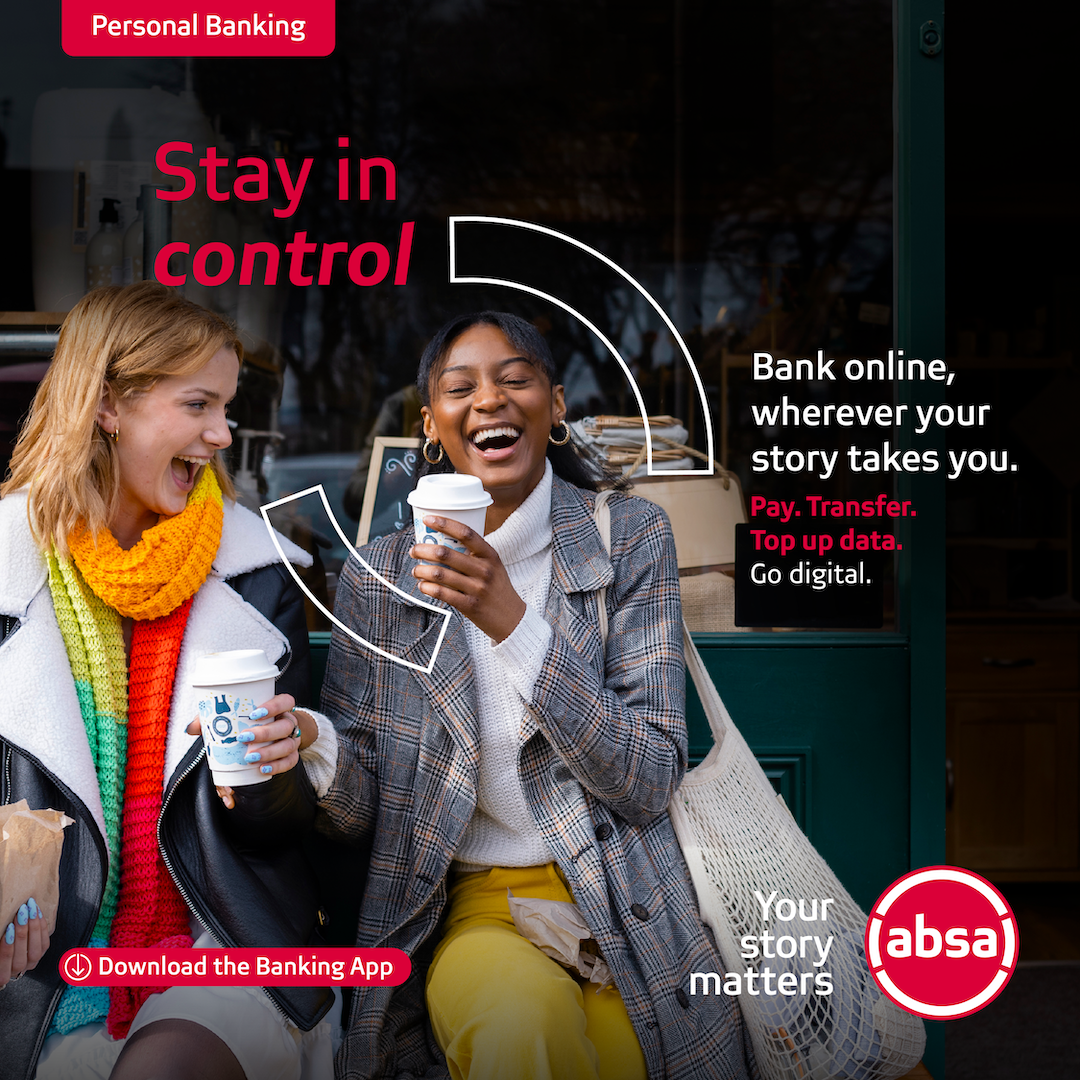Absa South Africa Facebook ad: Download the Absa Banking App