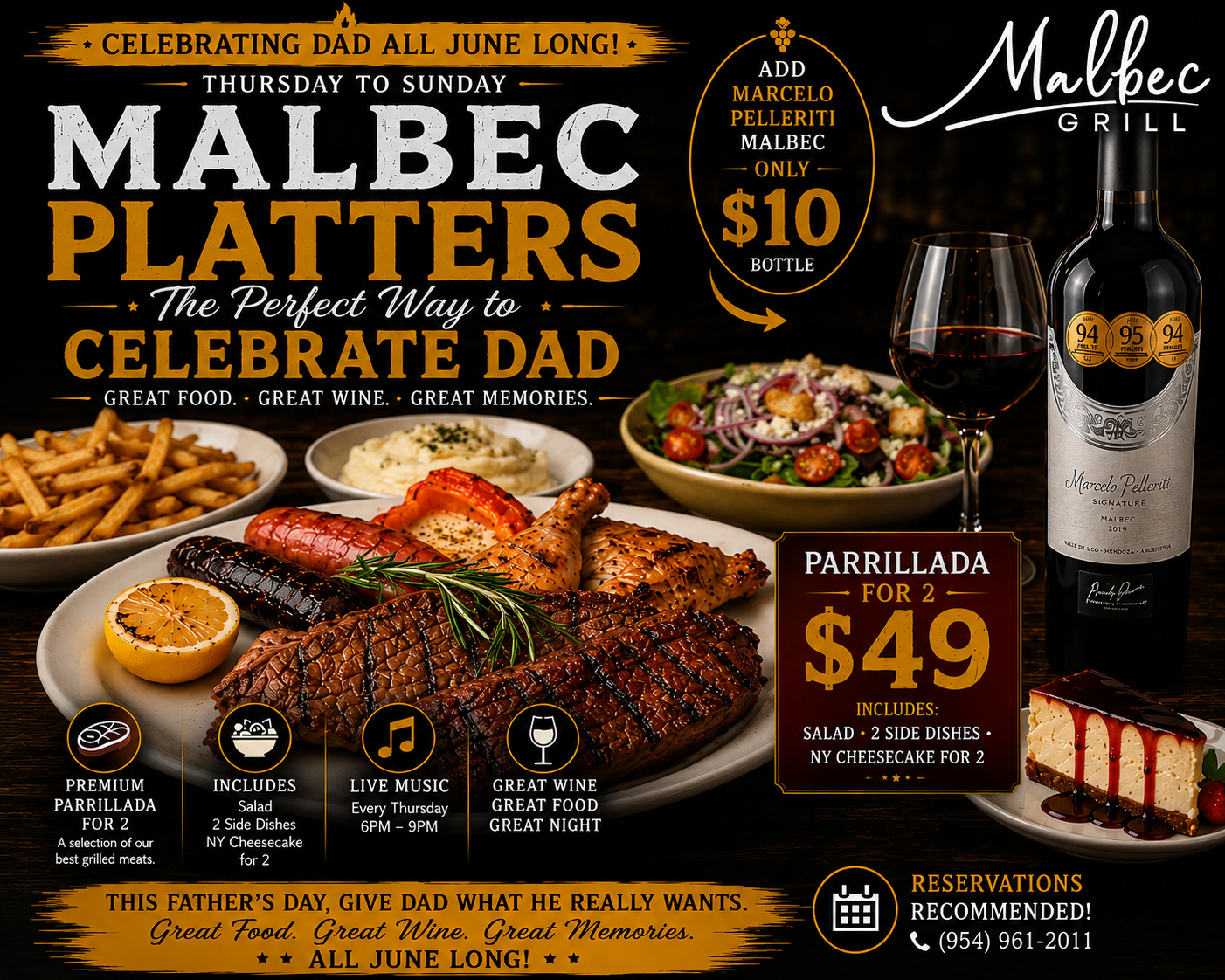 Malbec Grill Facebook ad