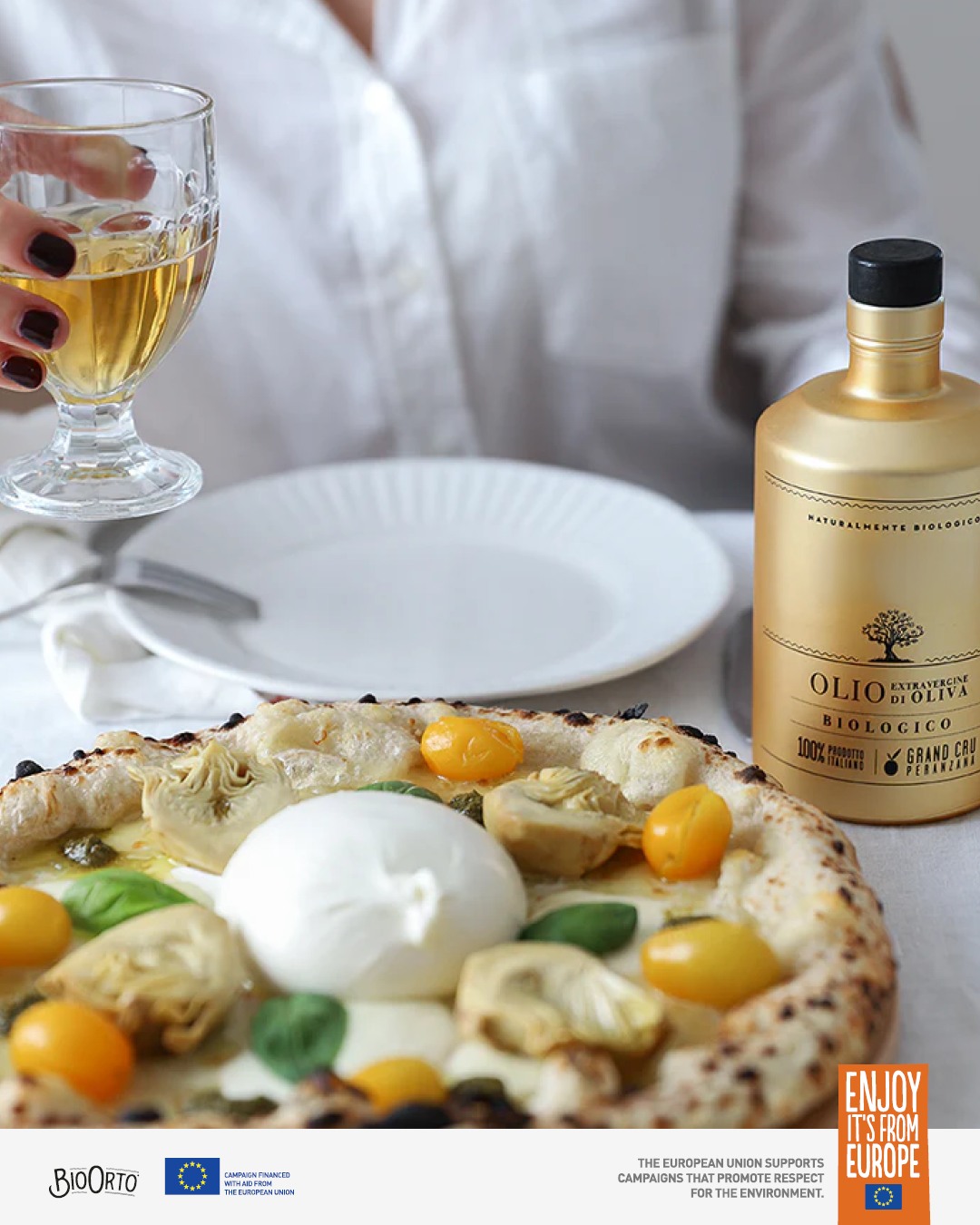 Be good with organic food from Europe Facebook ad